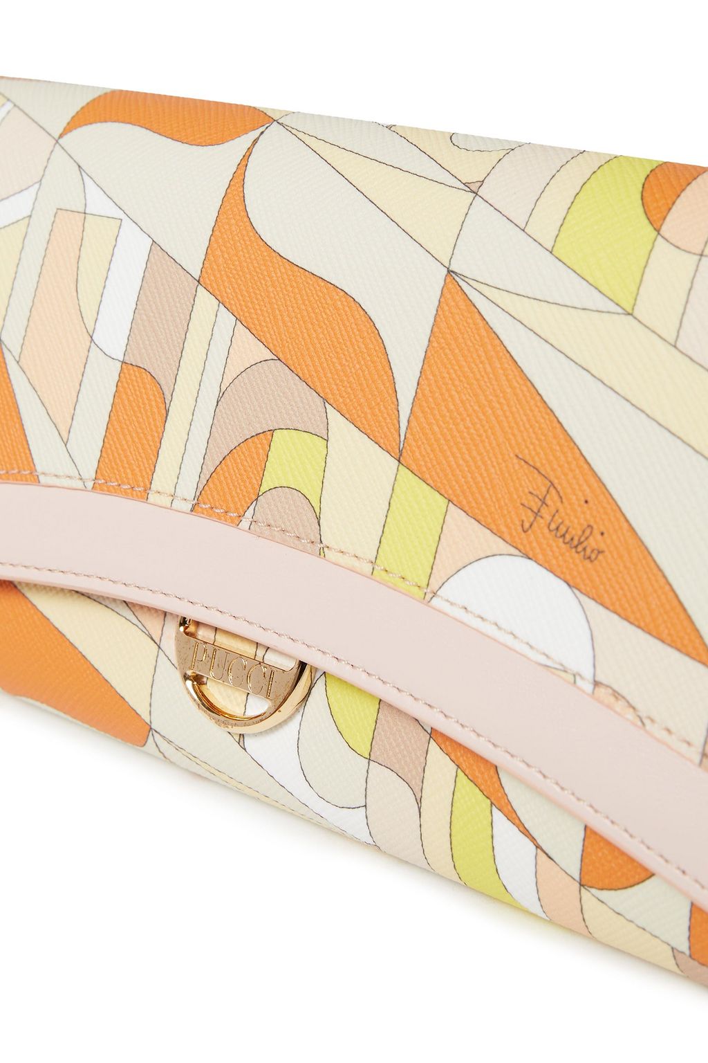 PUCCI Portemonnaie aus Kunst- und Glattleder mit Print