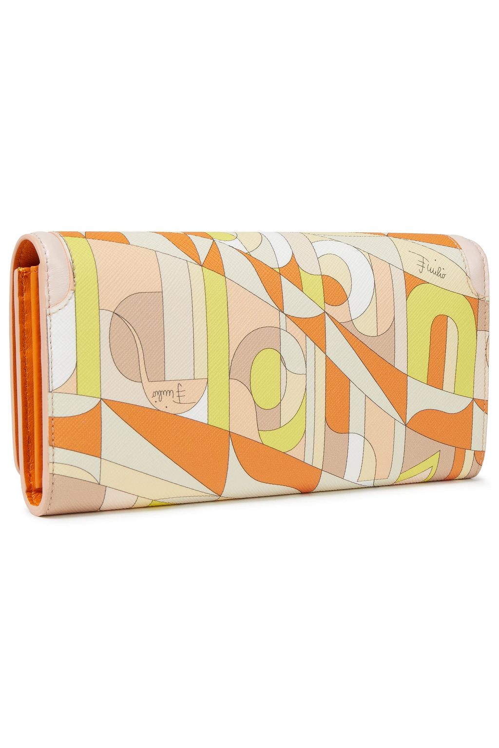 PUCCI Portemonnaie aus Kunst- und Glattleder mit Print