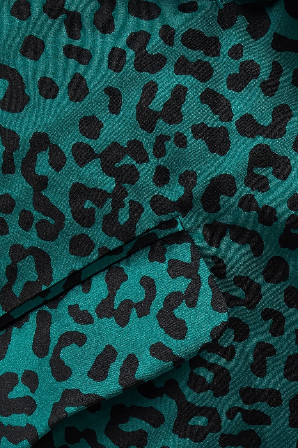CAMI NYC Ollie leopard-print silk-satin blazer