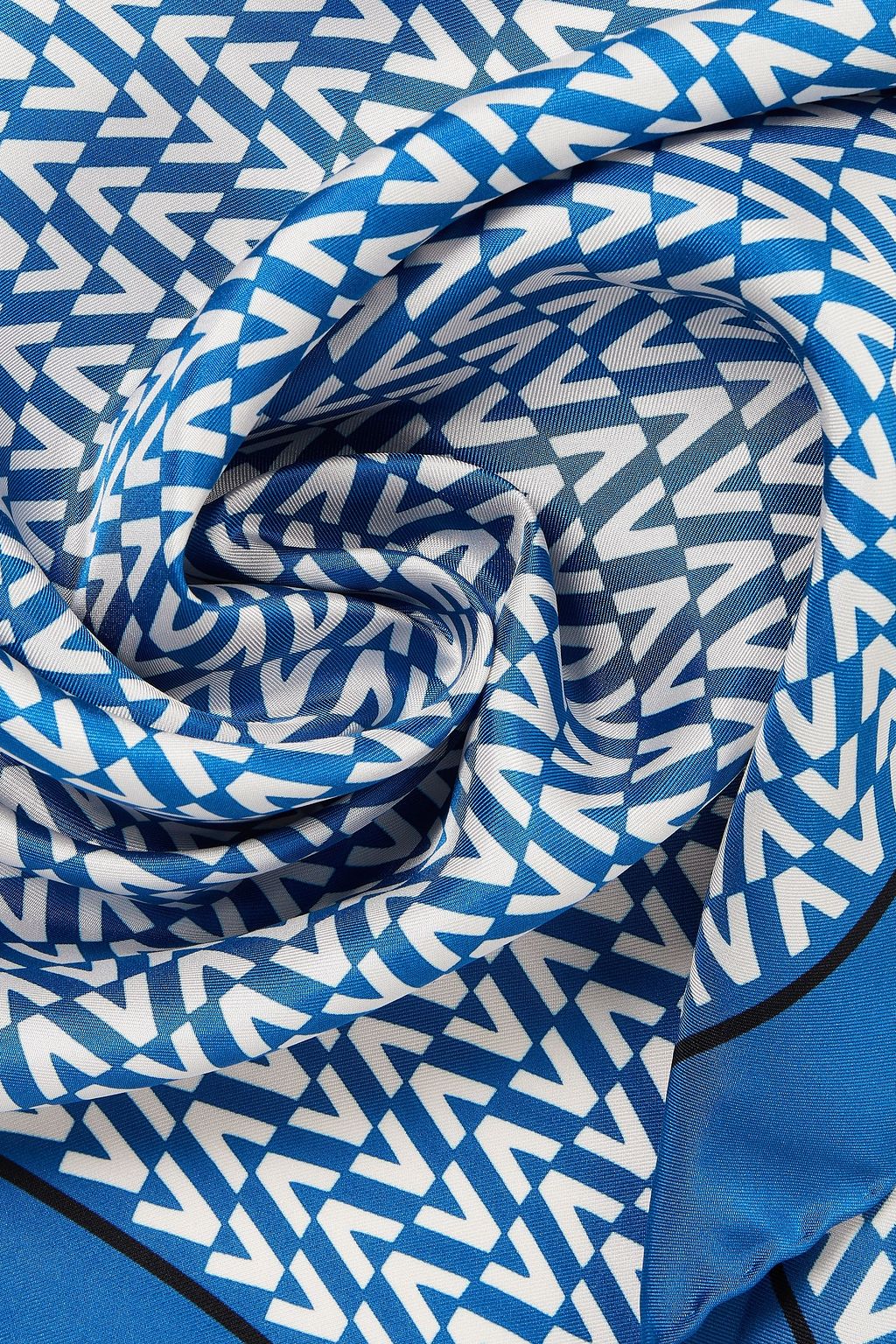 VALENTINO GARAVANI Printed silk-twill scarf
