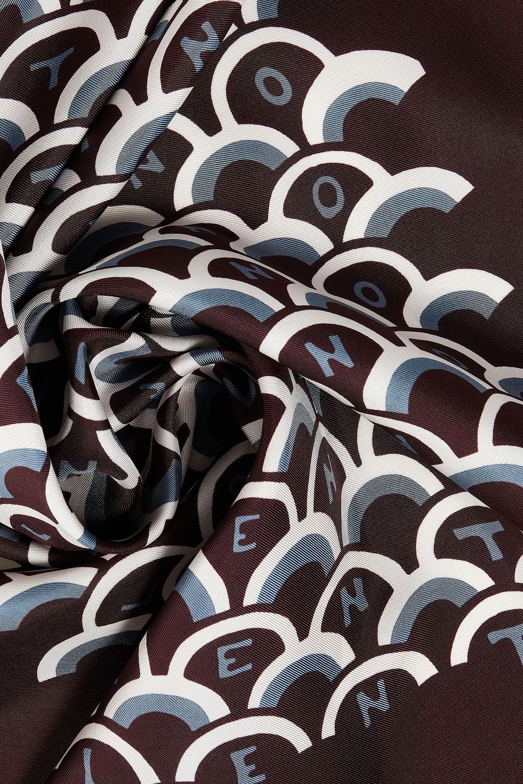 VALENTINO GARAVANI Printed silk-twill scarf