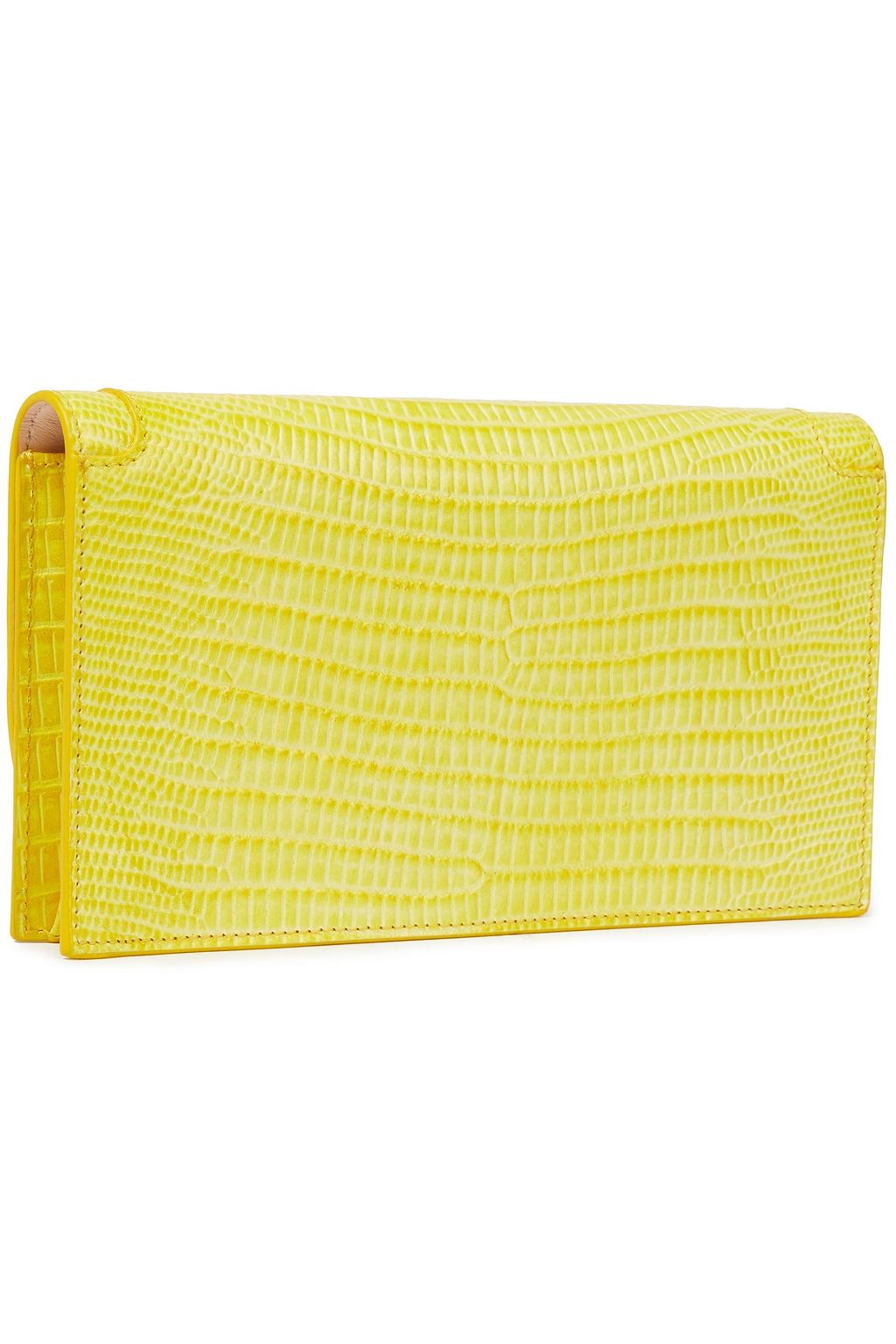 PUCCI Lizard-effect leather continental wallet