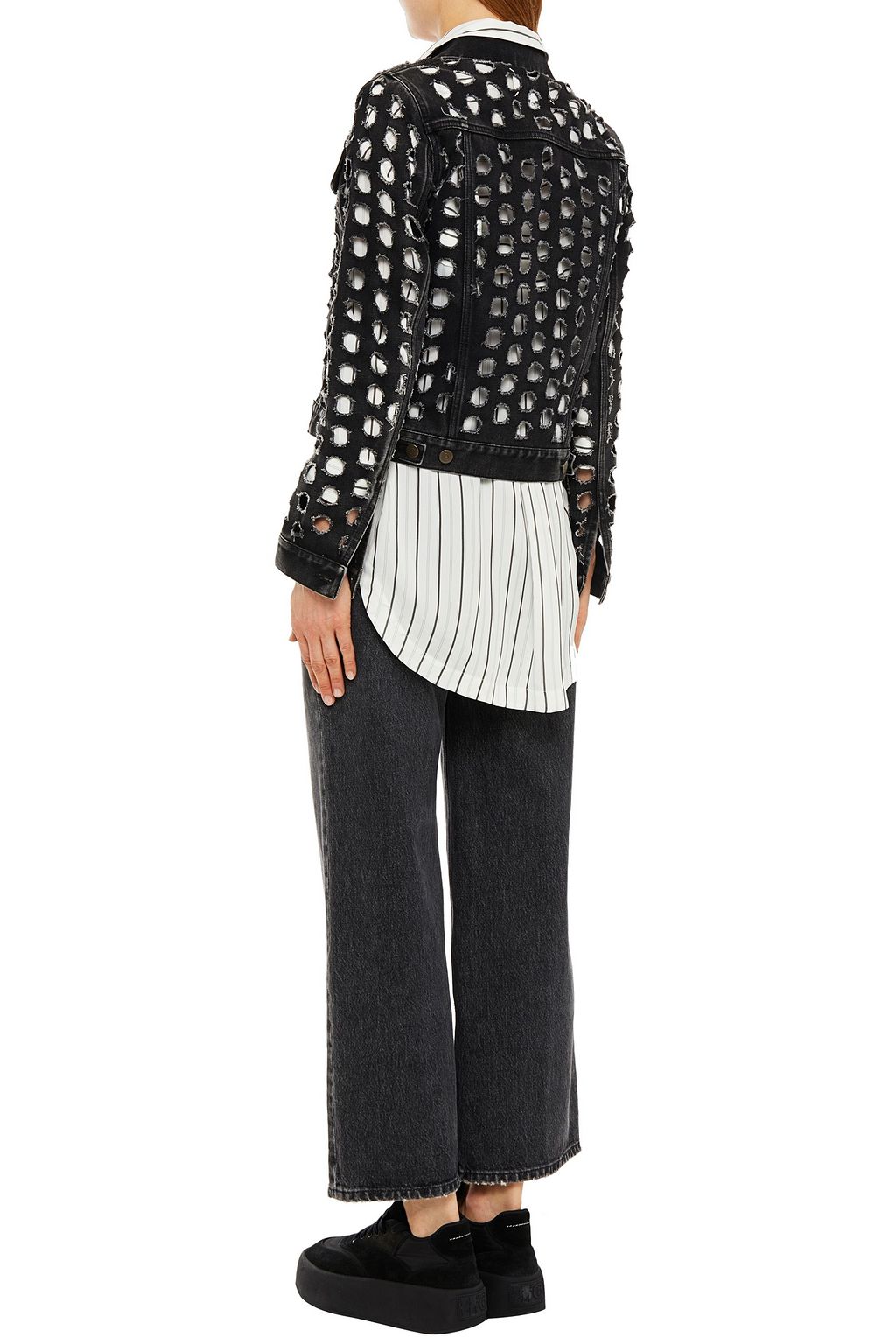 MAISON MARGIELA Perforated denim jacket