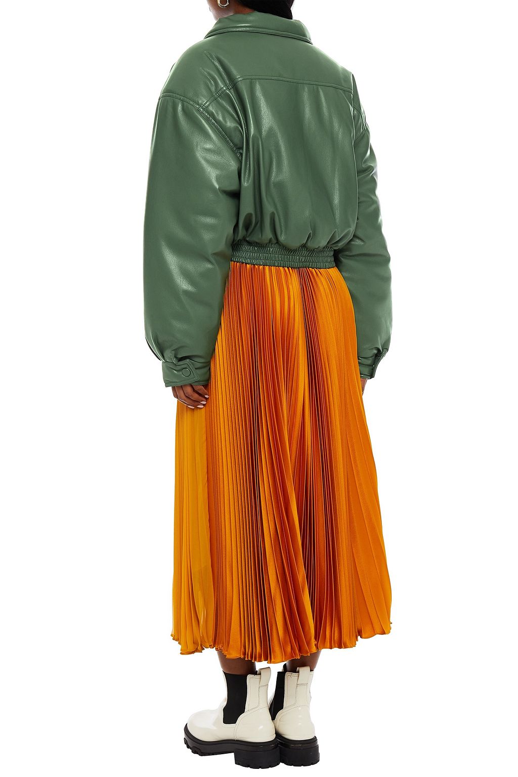 NANUSHKA Vegan leather bomber jacket