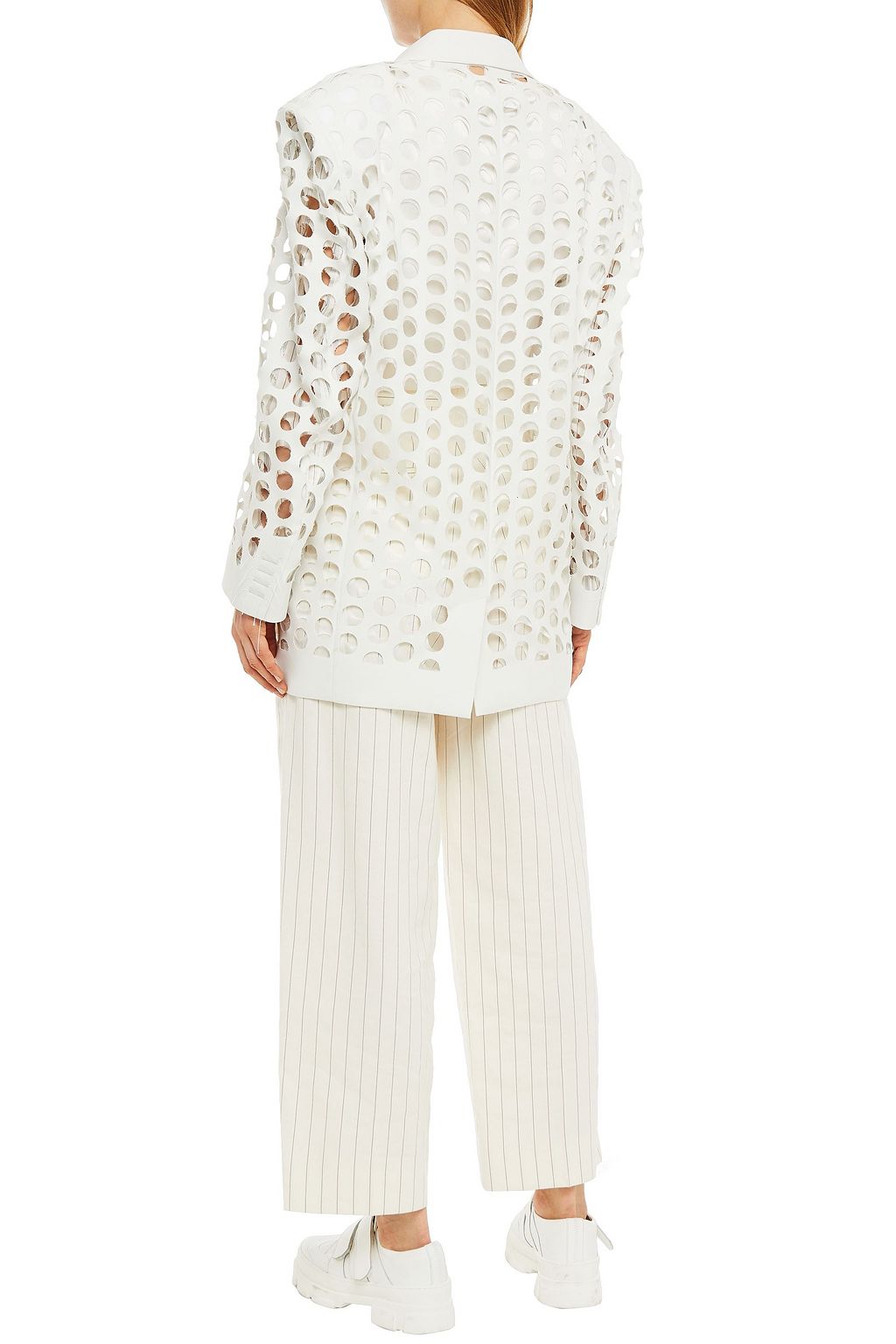 MAISON MARGIELA Perforierter Blazer aus Twill