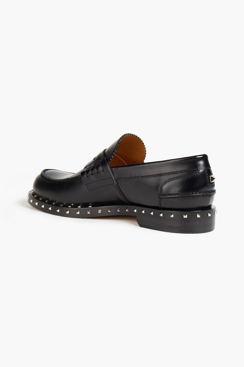 VALENTINO GARAVANI Rockstud leather penny loafers