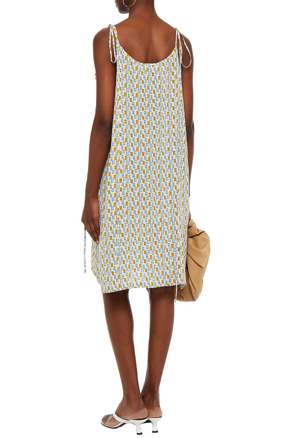 MARNI Printed silk crepe de chine dress