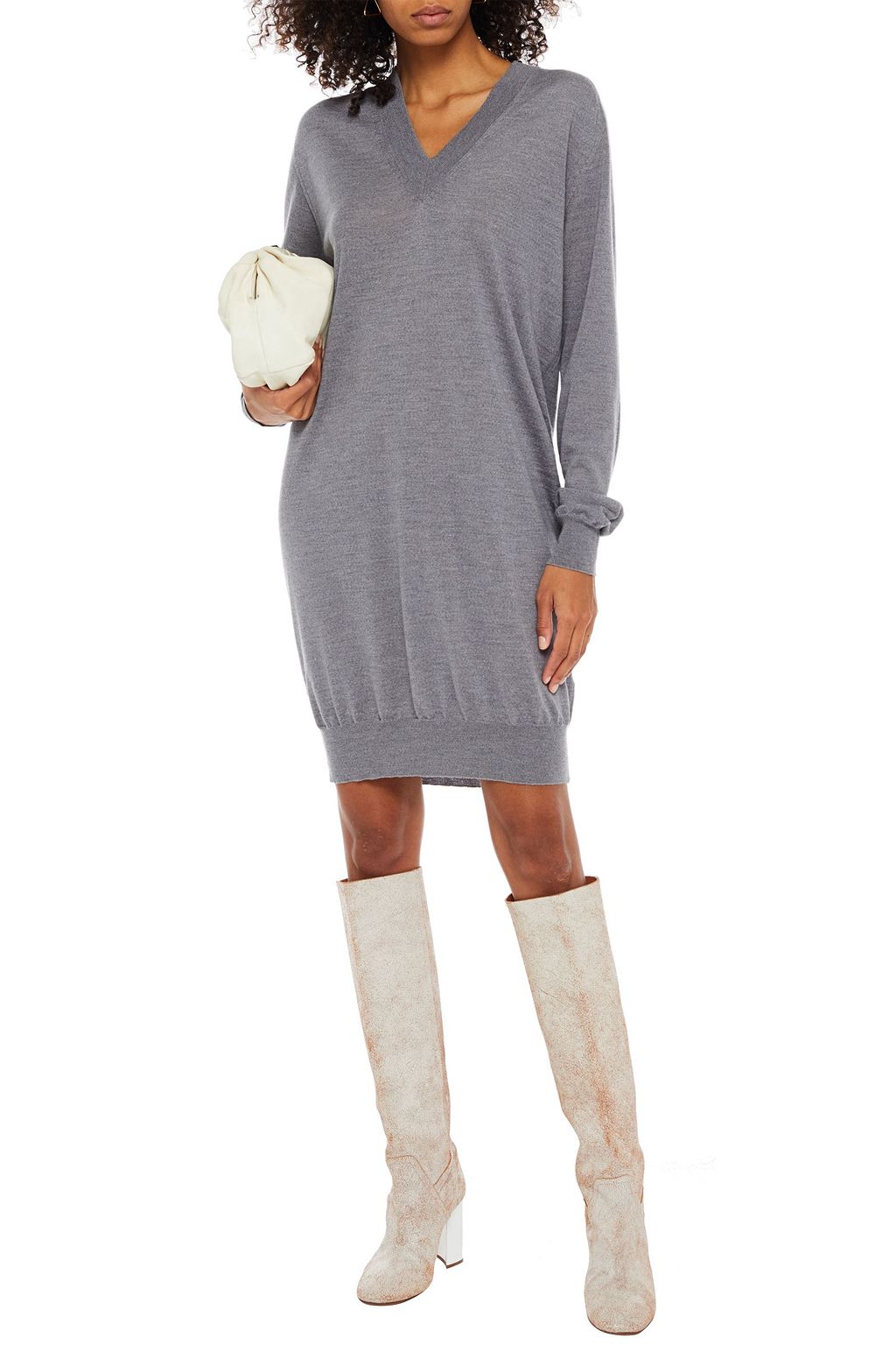 MAISON MARGIELA Mélange wool dress