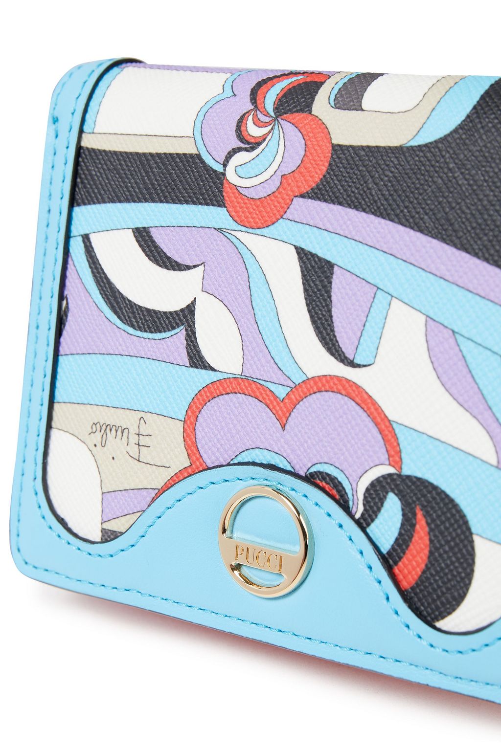 PUCCI Printed faux leather wallet
