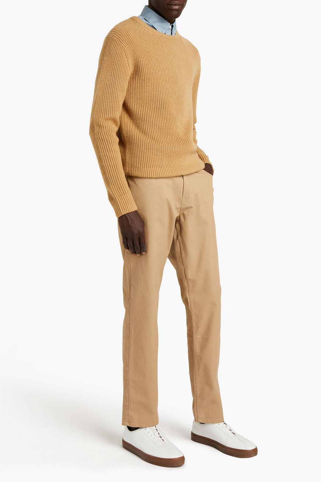 MICHAEL KORS Hose mit schmalem Bein aus Twill aus Stretch-Baumwolle