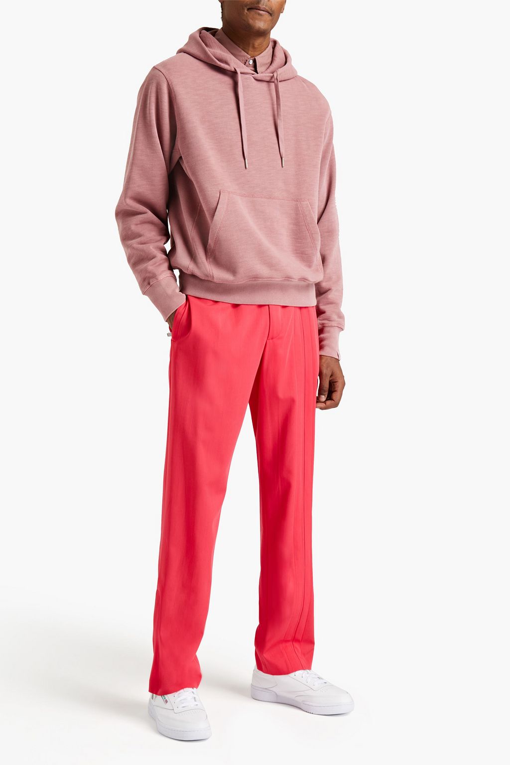 VALENTINO Tapered wool-twill pants