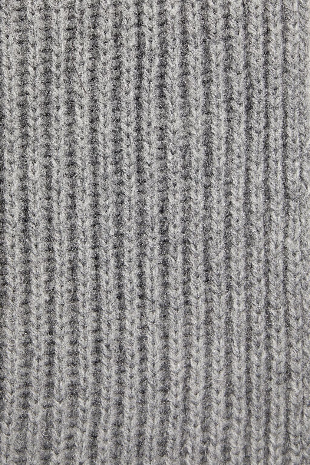 VINCE. Ribbed mélange wool and yak-blend cardigan