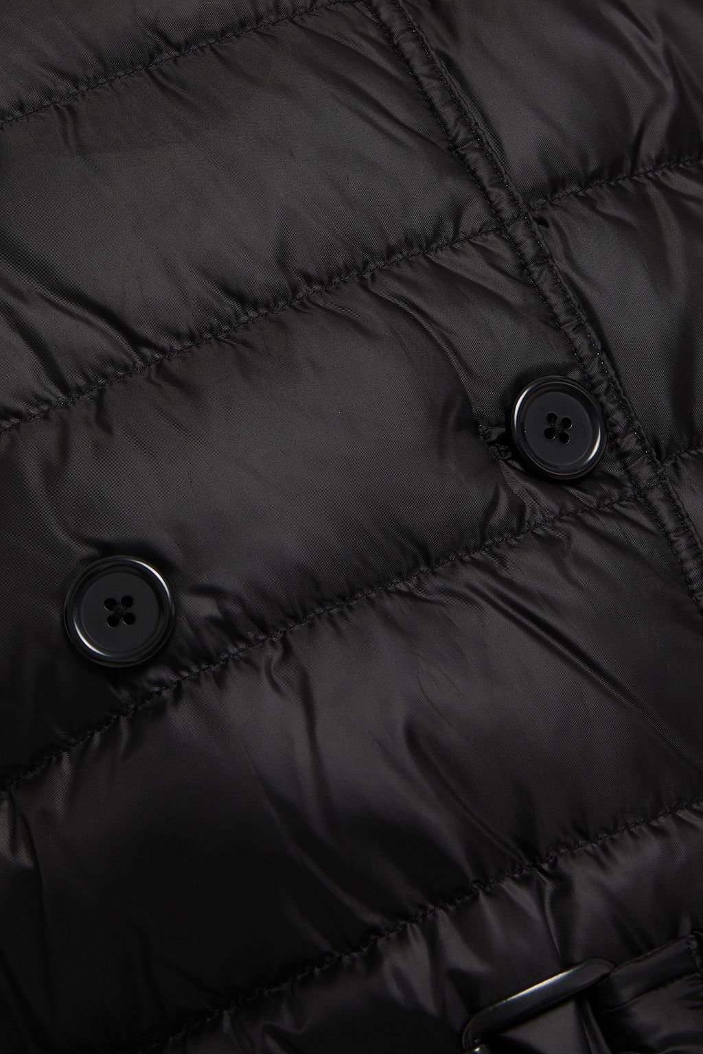 MICHAEL MICHAEL KORS Belted quilted shell hooded down coat