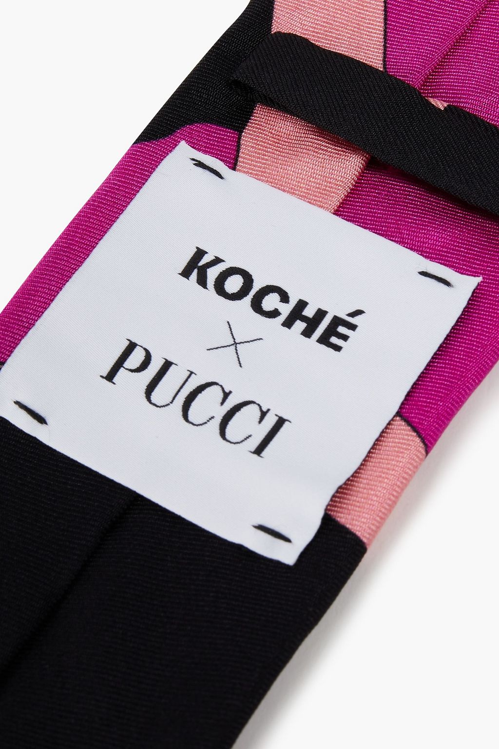 KOCHÉ X PUCCI Krawatte aus Seiden-Twill mit Print