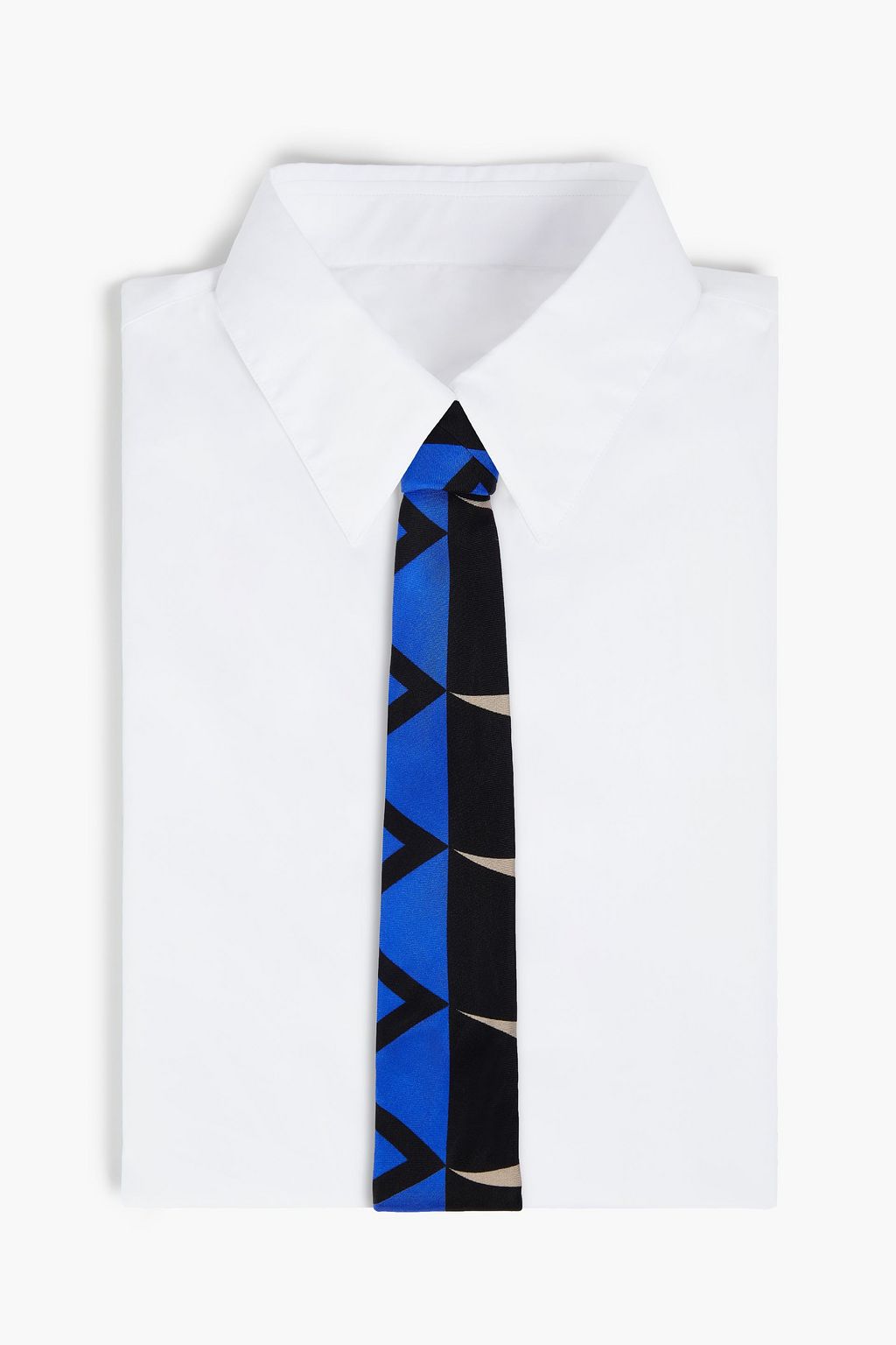 KOCHÉ X PUCCI Printed silk-twill tie