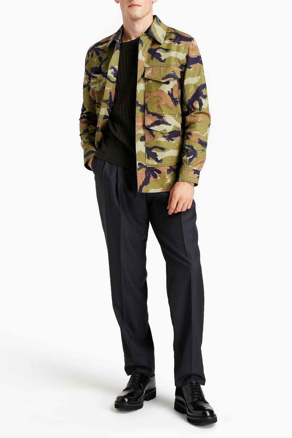 VALENTINO GARAVANI Printed cotton-twill jacket