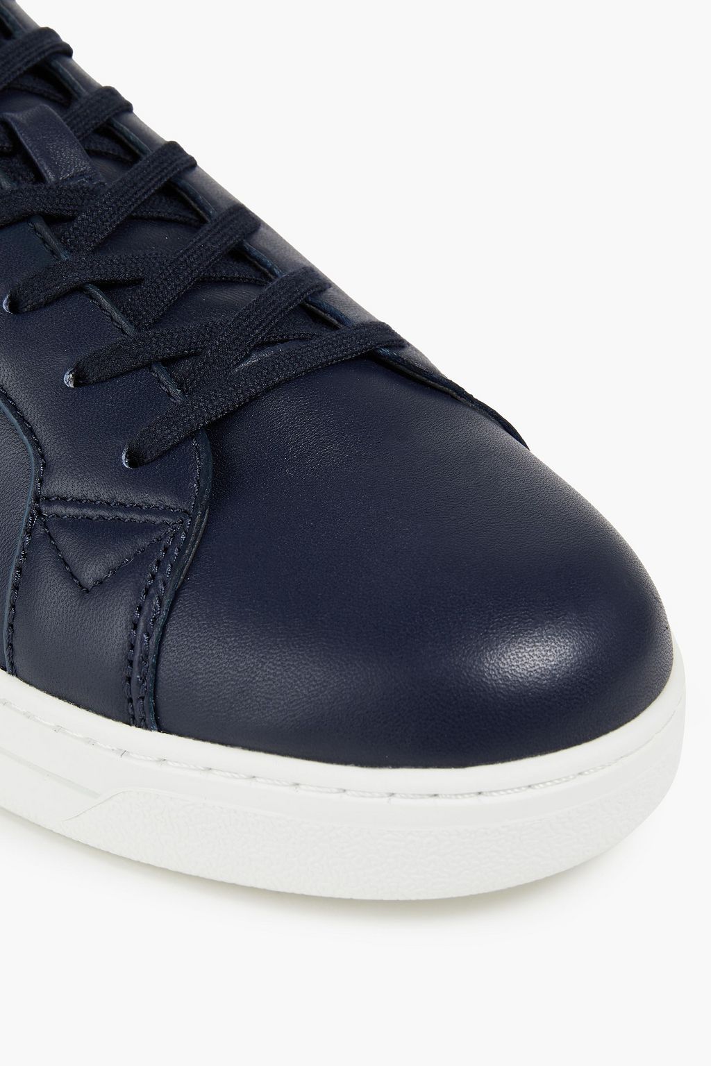 MICHAEL KORS Two-tone leather sneakers