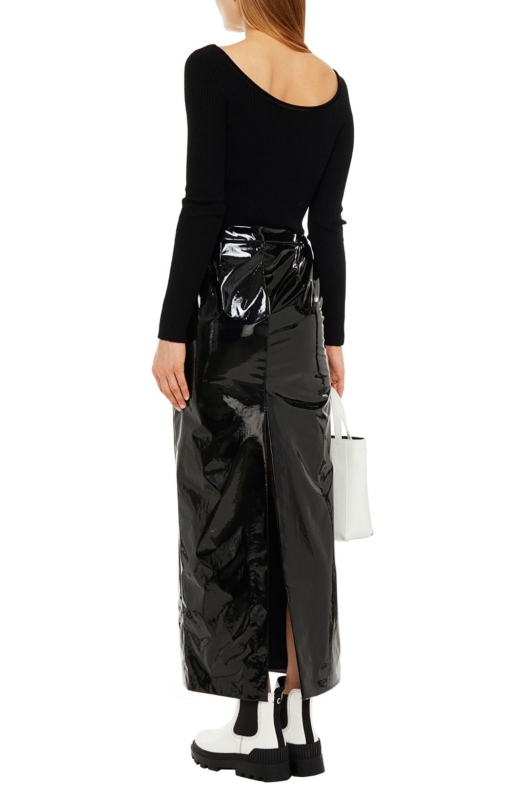 MAISON MARGIELA Vinyl maxi skirt