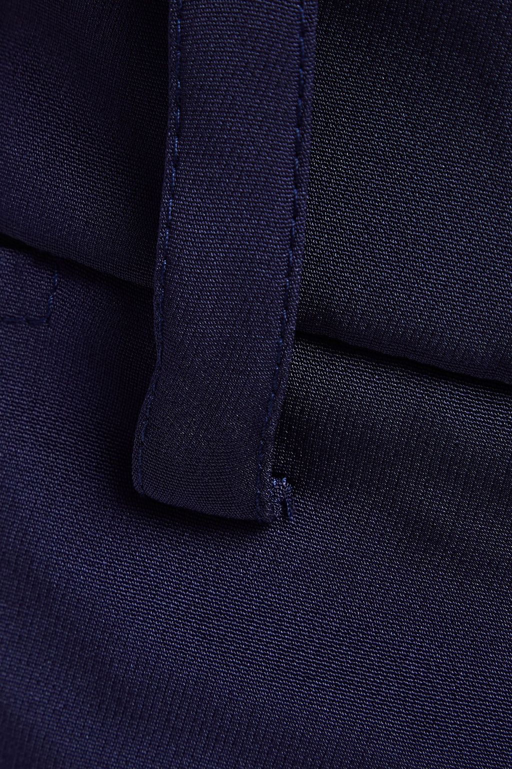 MARNI Buckle-detailed cady straight-leg pants