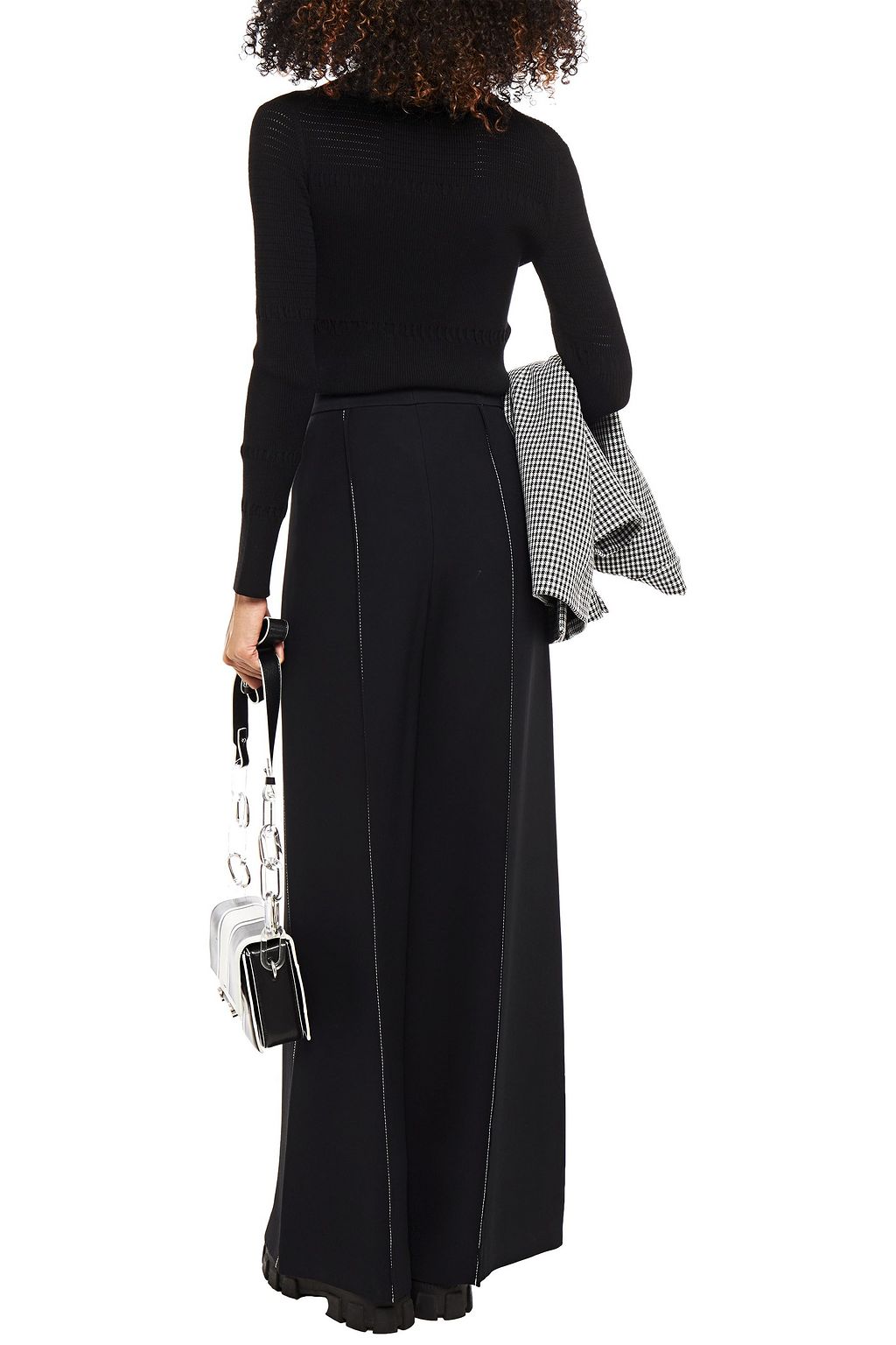 MARNI Crepe wide-leg pants