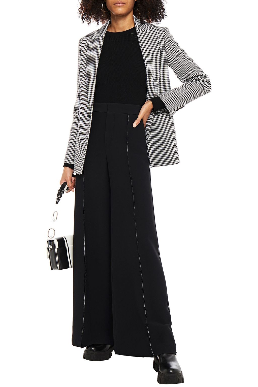 MARNI Crepe wide-leg pants