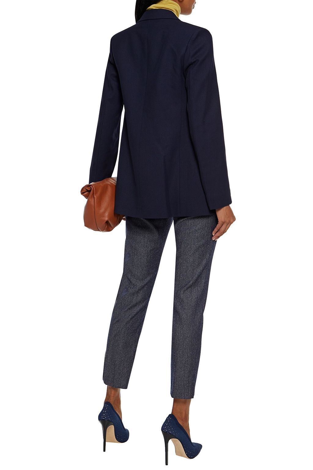 VICTORIA BECKHAM Double-breasted wool-twill blazer