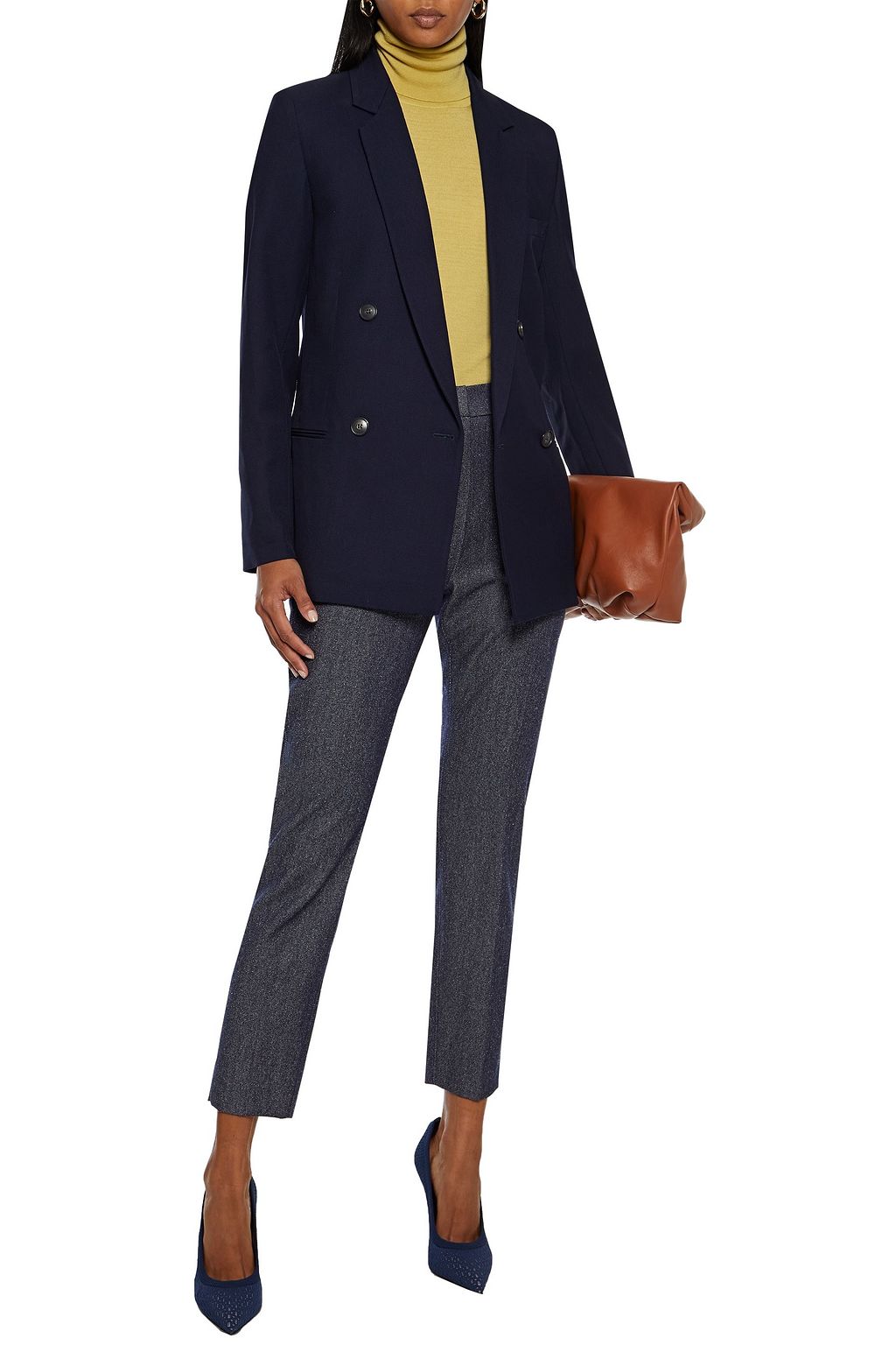 VICTORIA BECKHAM Double-breasted wool-twill blazer