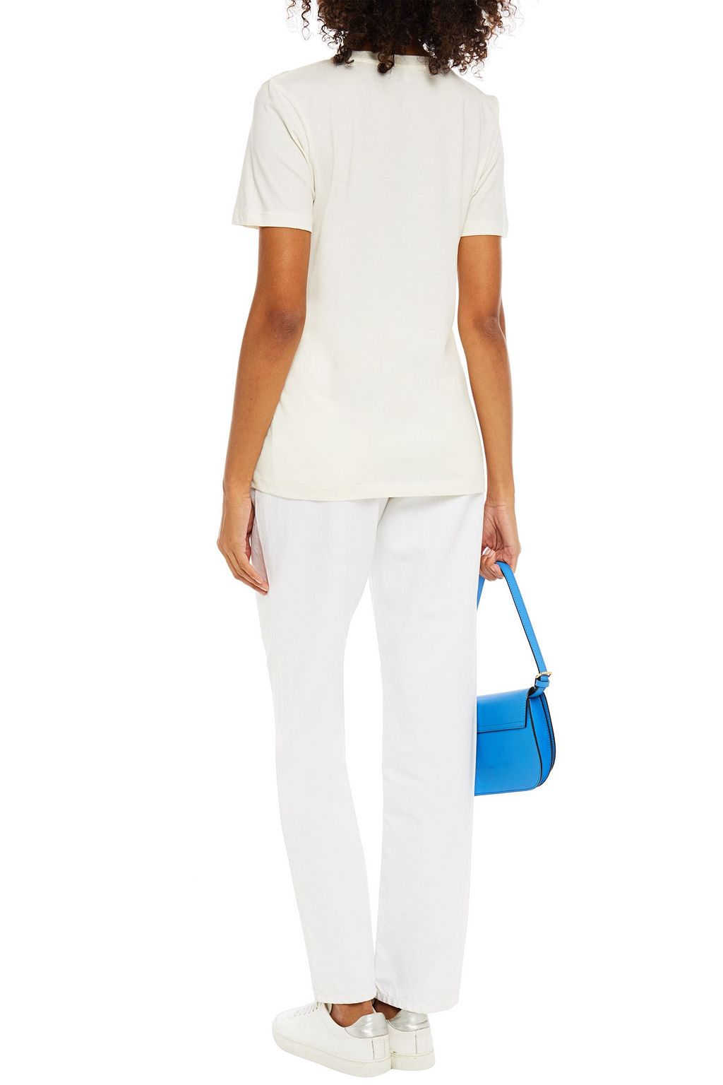 CHINTI & PARKER Printed striped cotton-jersey T-shirt