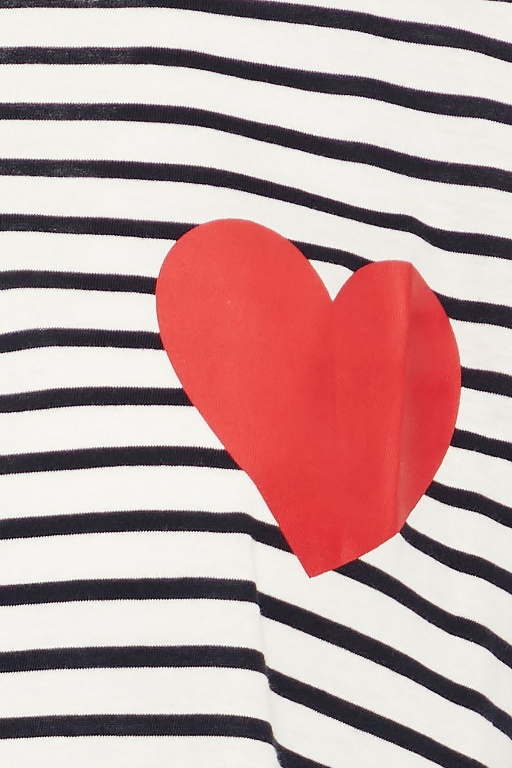 CHINTI & PARKER Striped cotton-jersey top