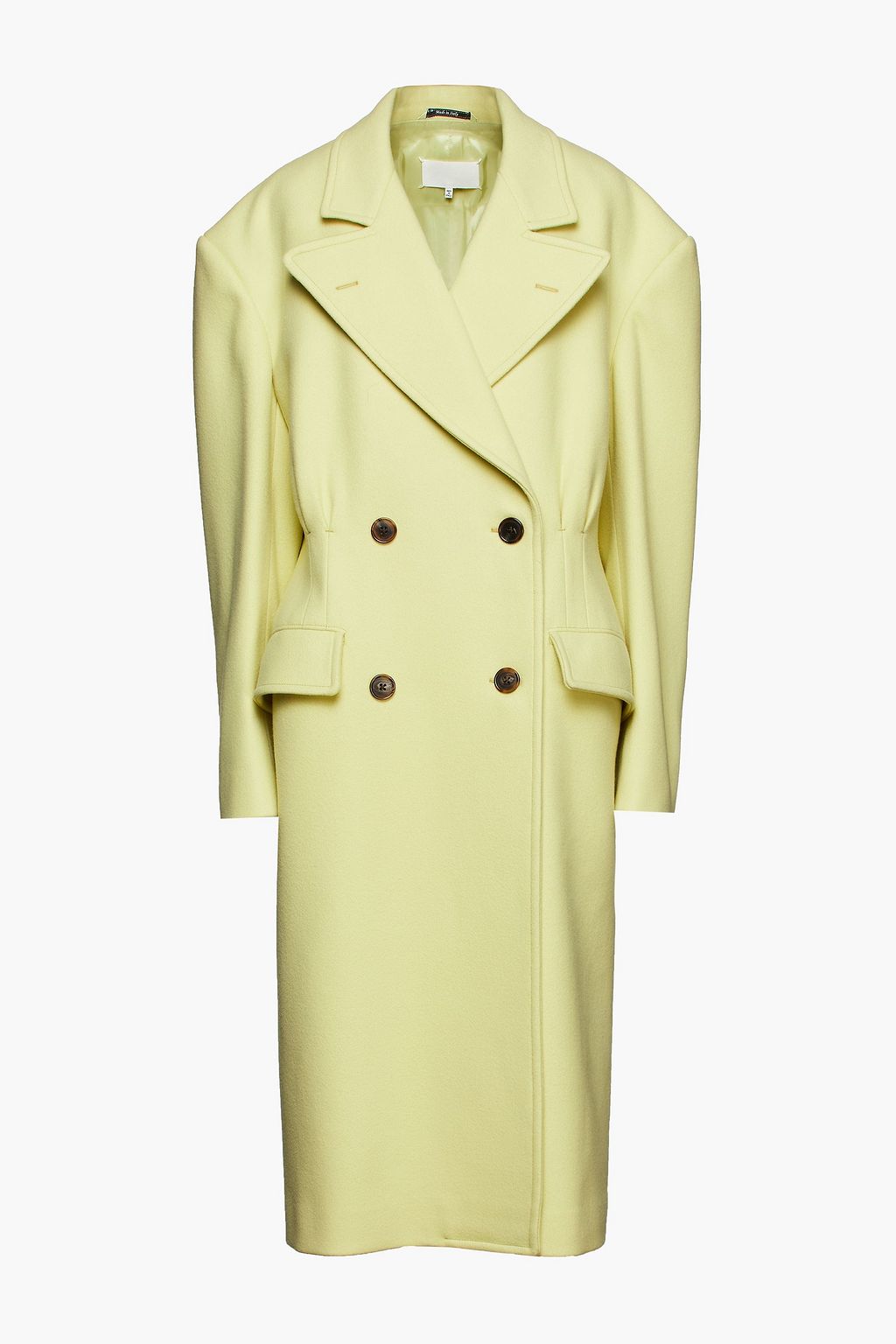 Maison margiela double breasted coat hotsell