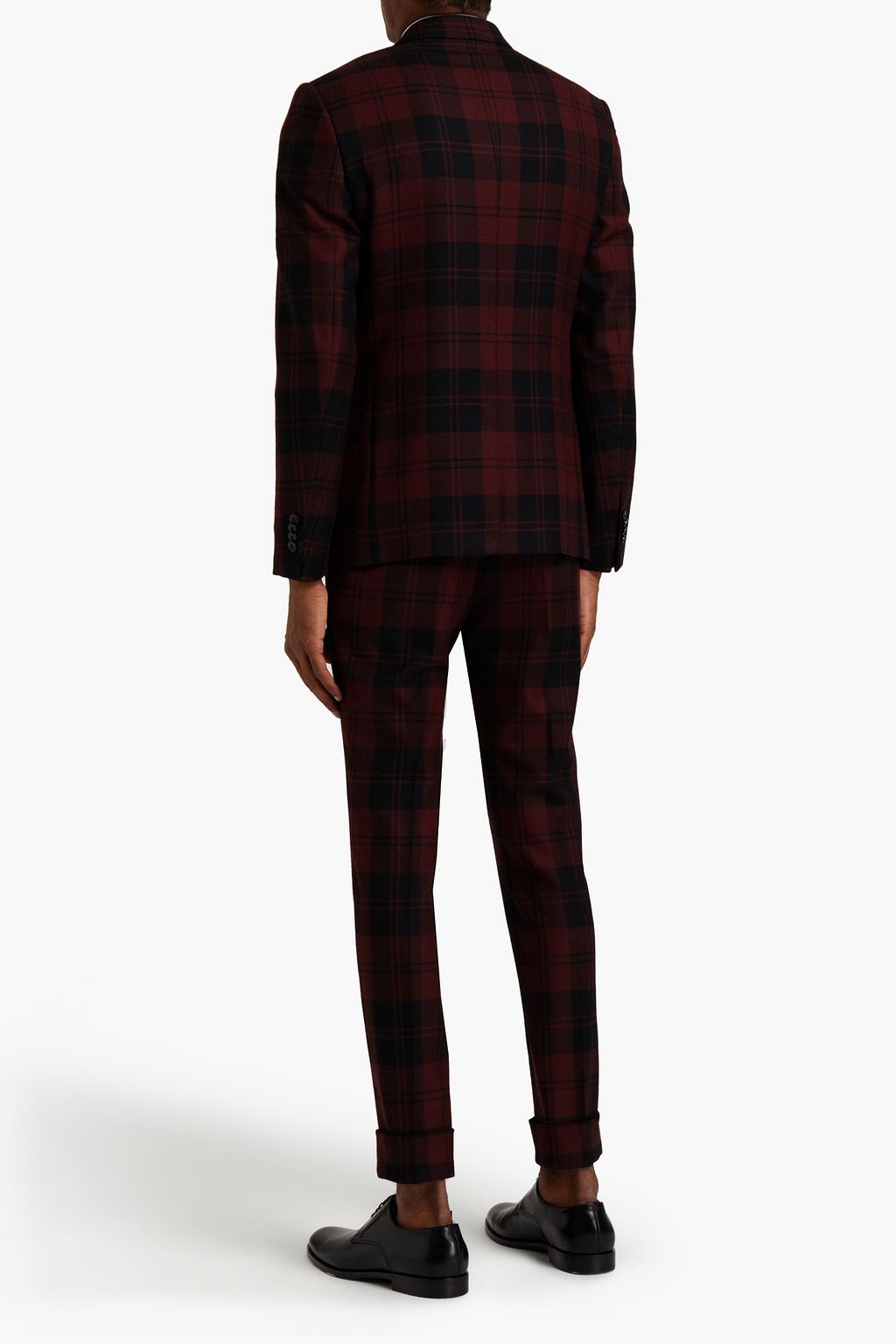 VALENTINO GARAVANI Checked wool-twill blazer