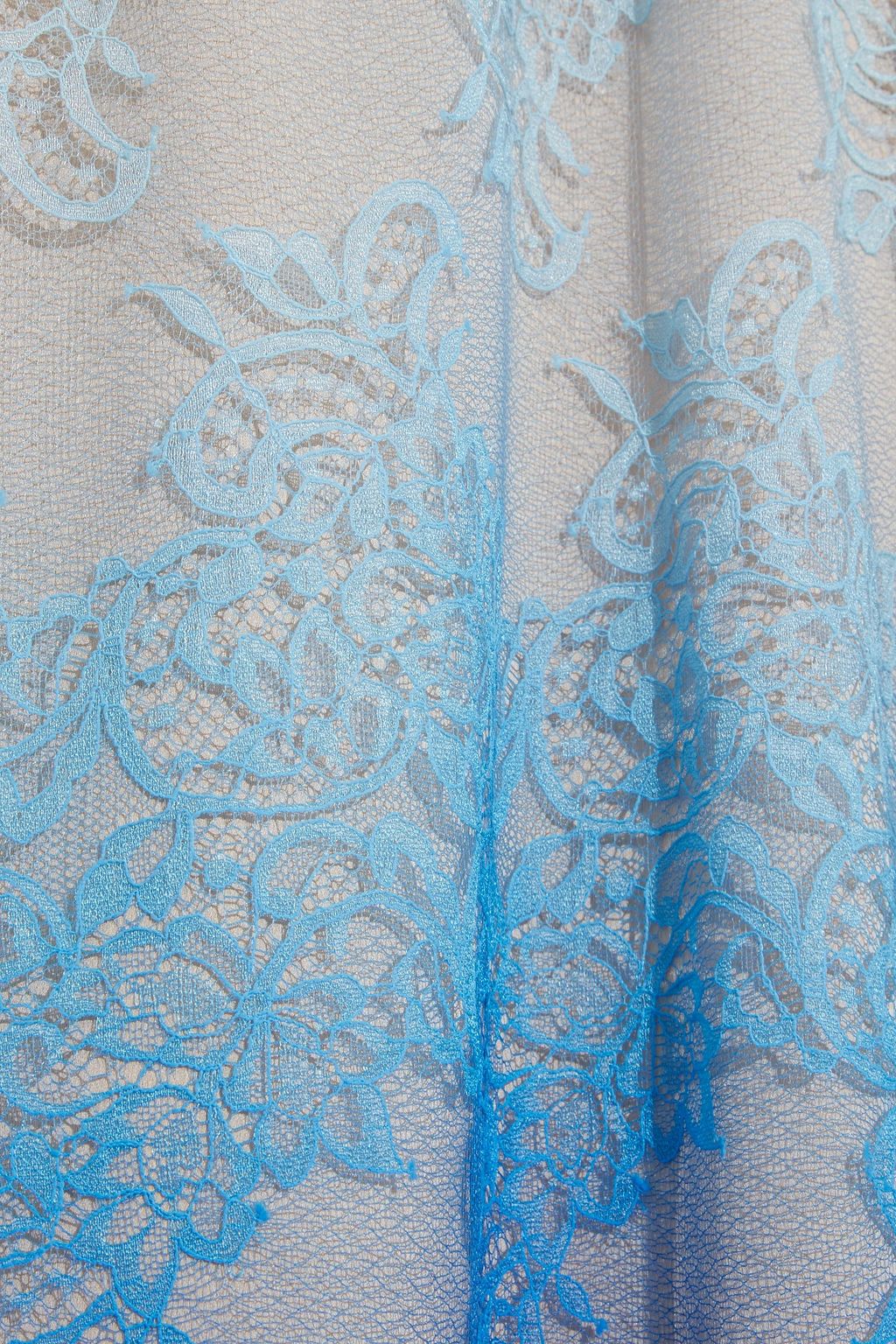 SIMKHAI Dégradé lace maxi slip dress