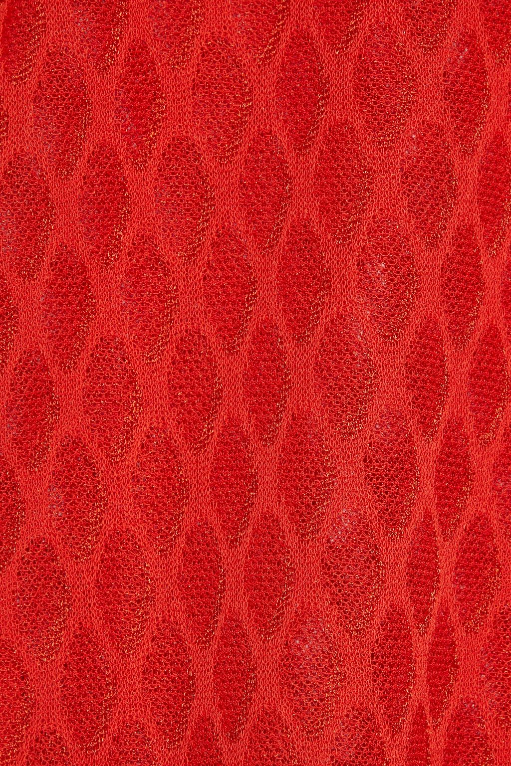 M MISSONI Crochet-knit cotton-blend top