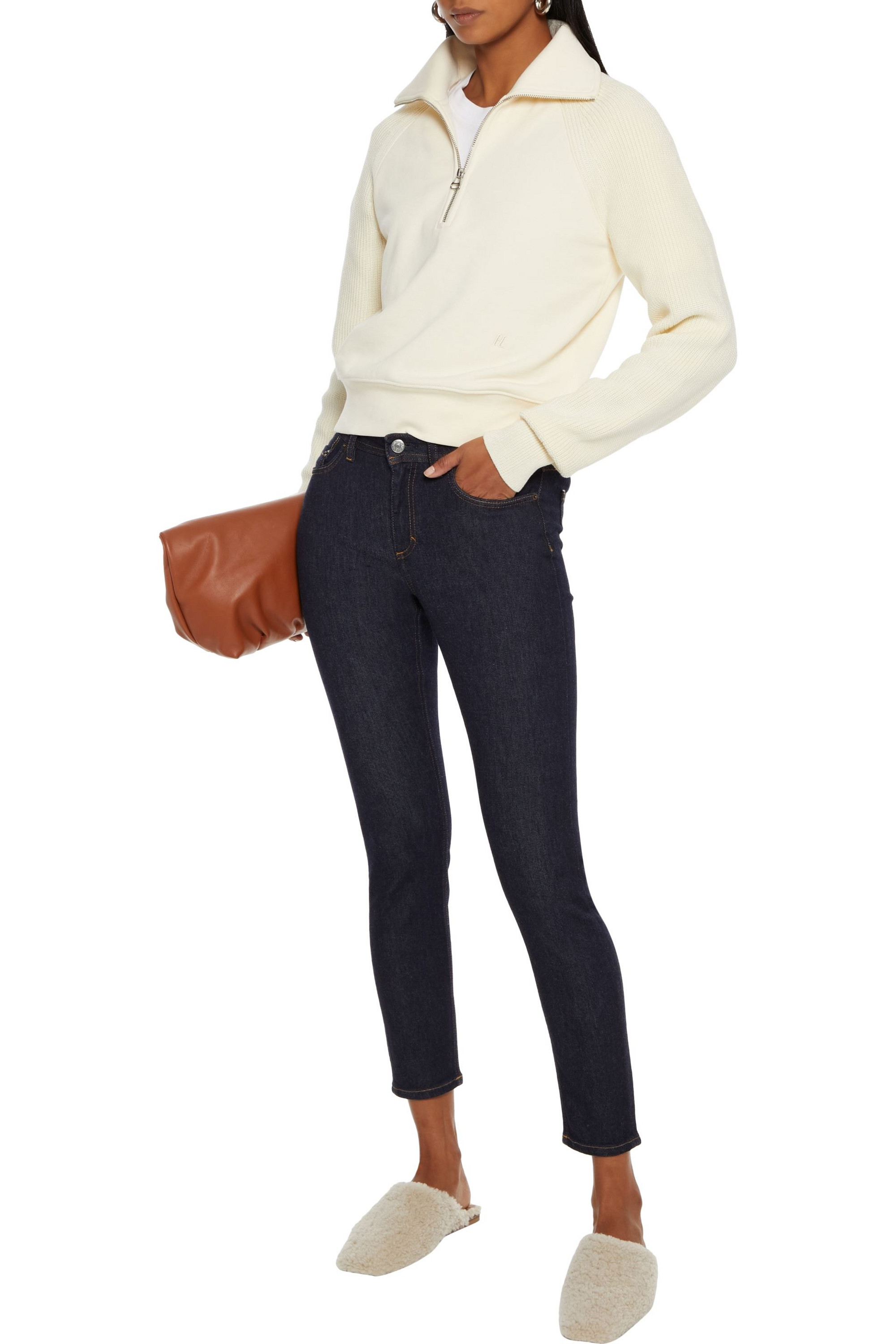 Acne Studios Climb cropped mid-rise skinny jeans
