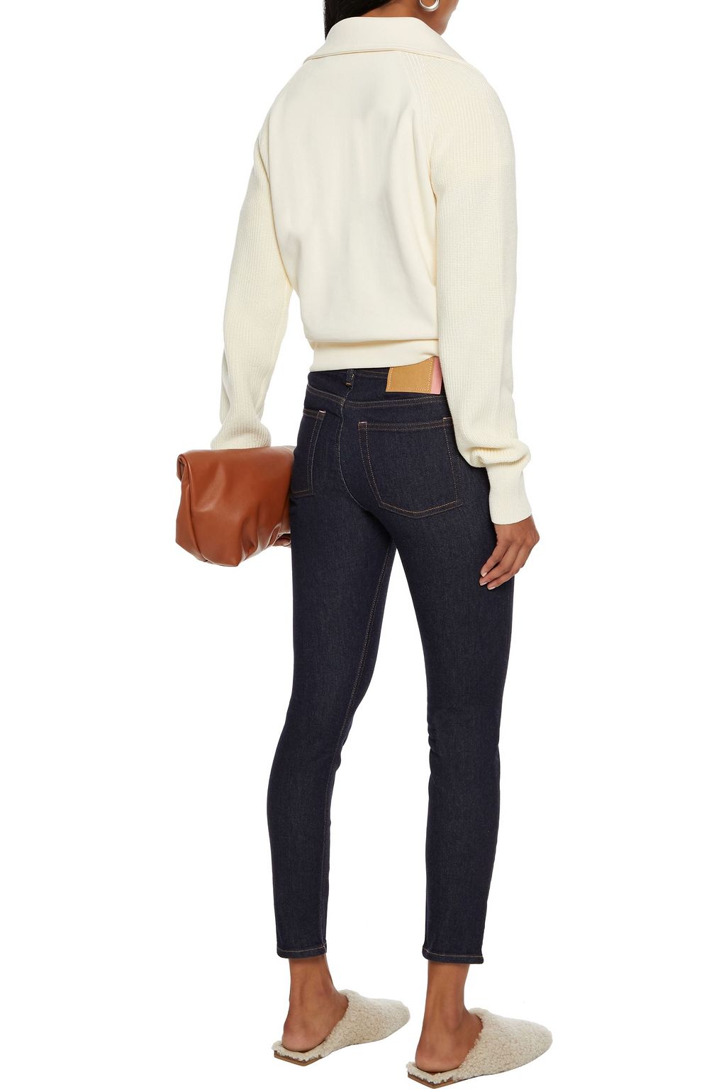 ACNE STUDIOS Climb halbhohe Cropped Skinny Jeans