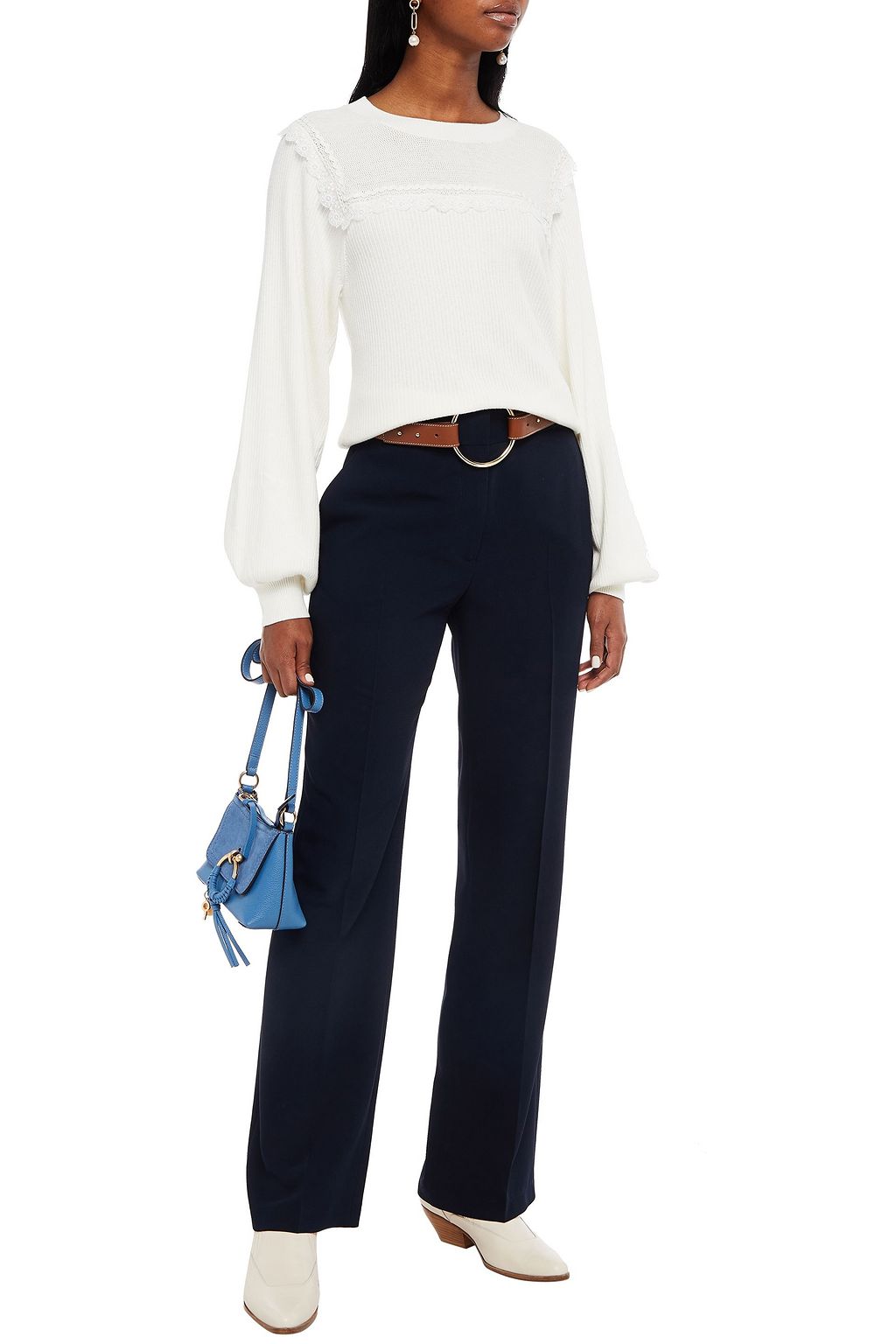 SEE BY CHLOÉ Crepe flared pants