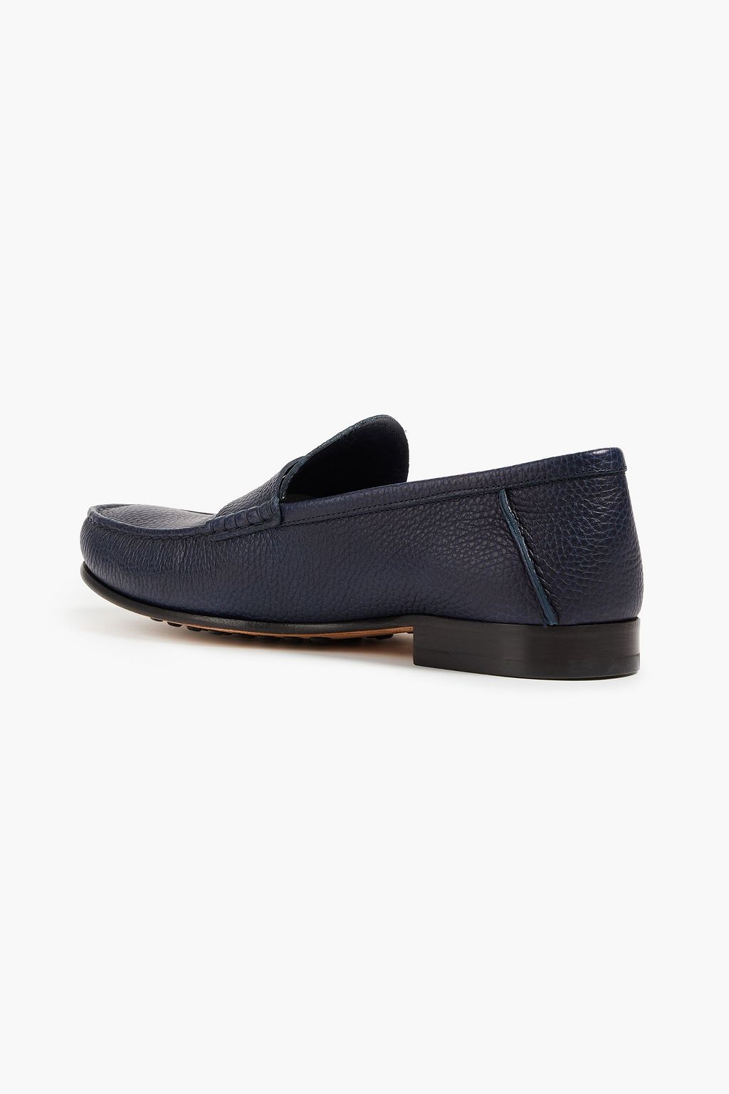 TOD'S Pebbled-leather loafers