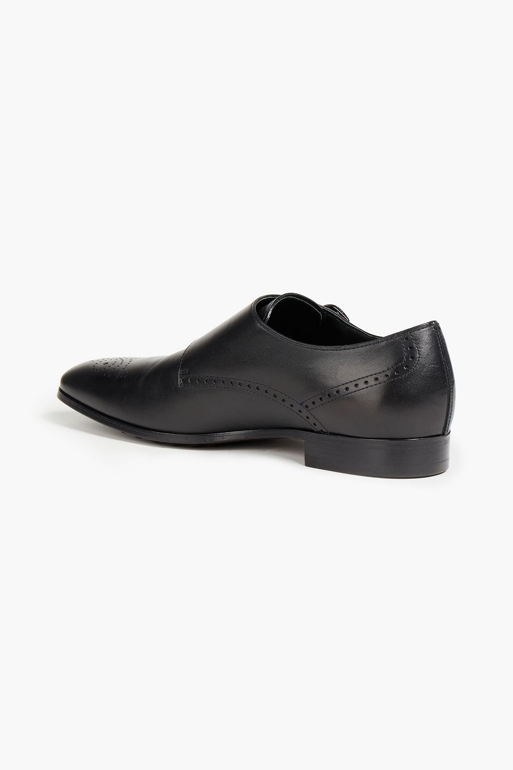 TOD'S Perforated leather monk-strap shoes