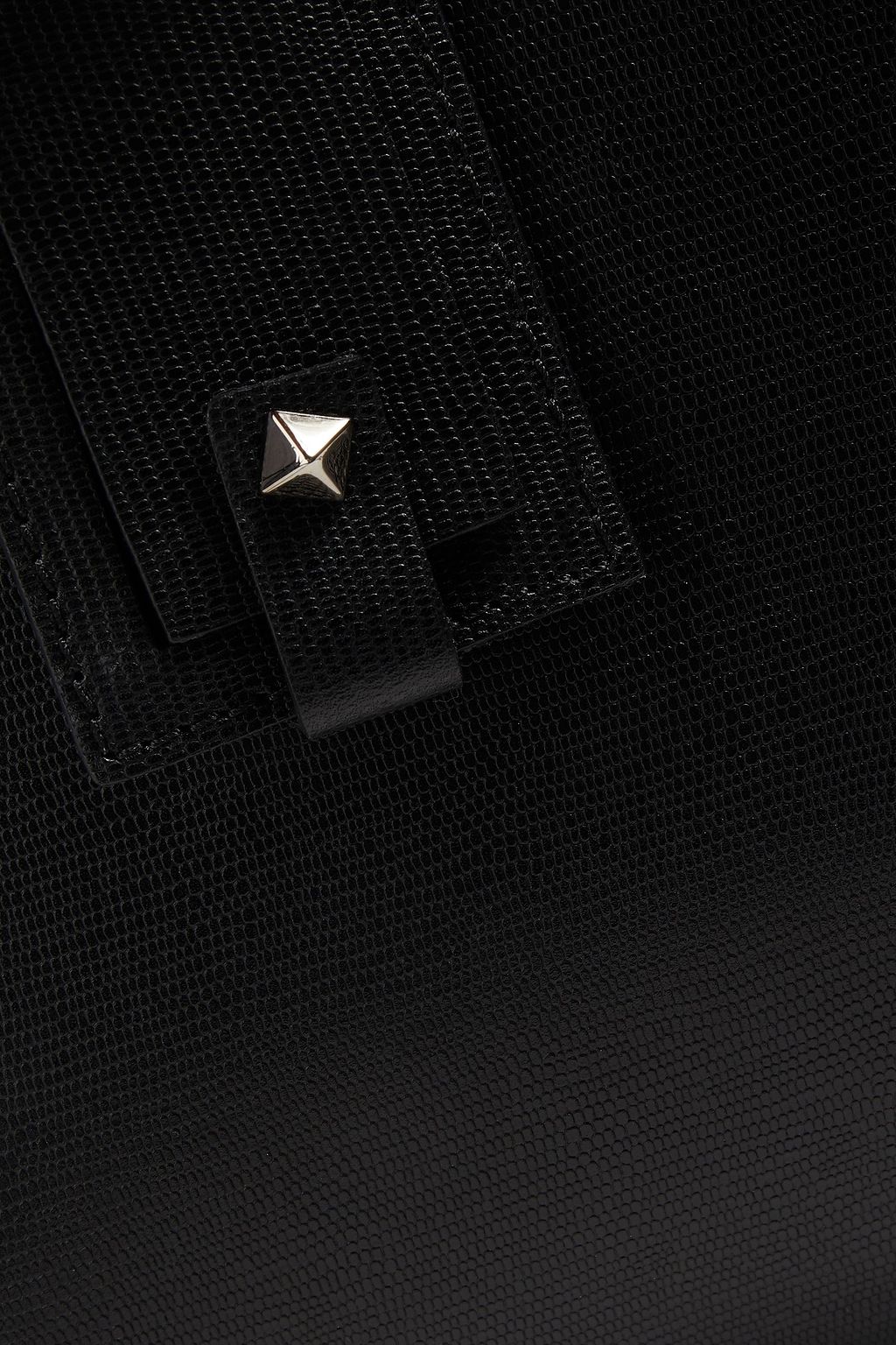 VALENTINO GARAVANI Textured-leather briefcase