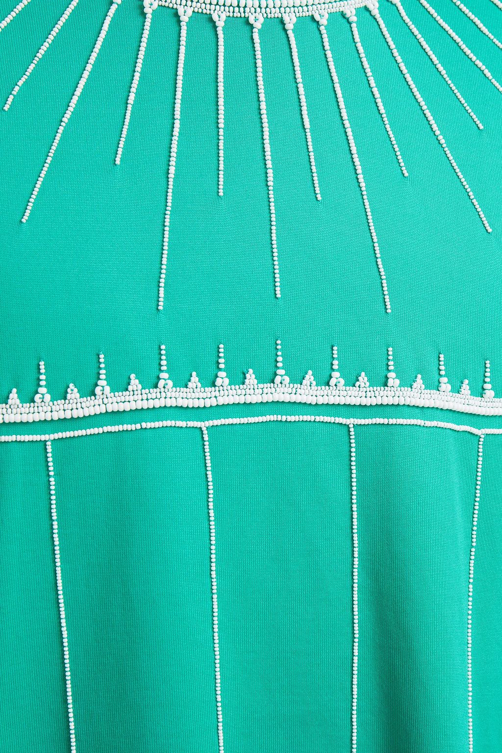 VALENTINO GARAVANI Embellished stretch-jersey sweatshirt