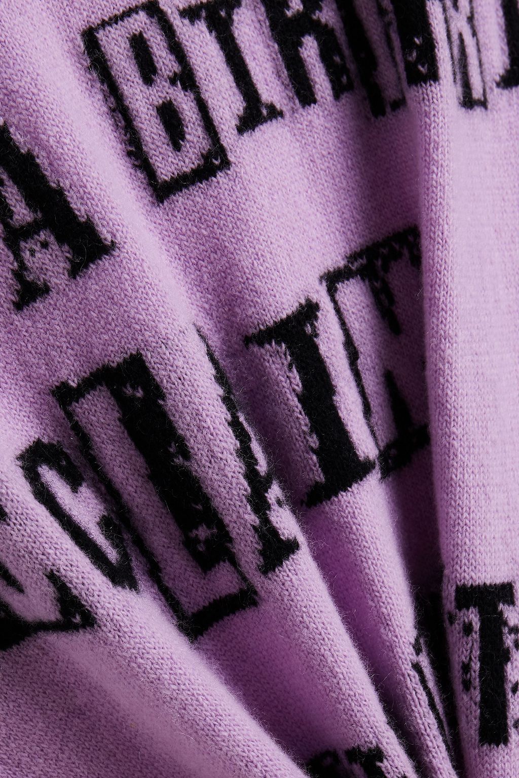 VALENTINO GARAVANI Slim-fit jacquard-knit wool and cashmere-blend sweater