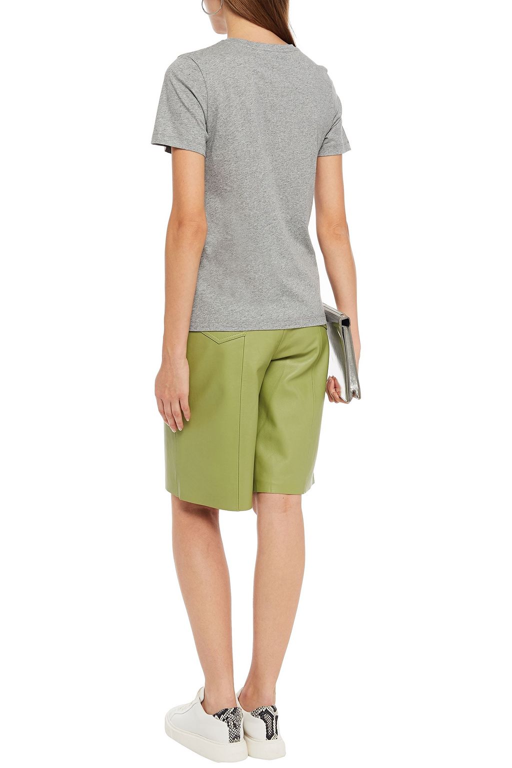 CHINTI & PARKER Printed striped cotton-jersey T-shirt