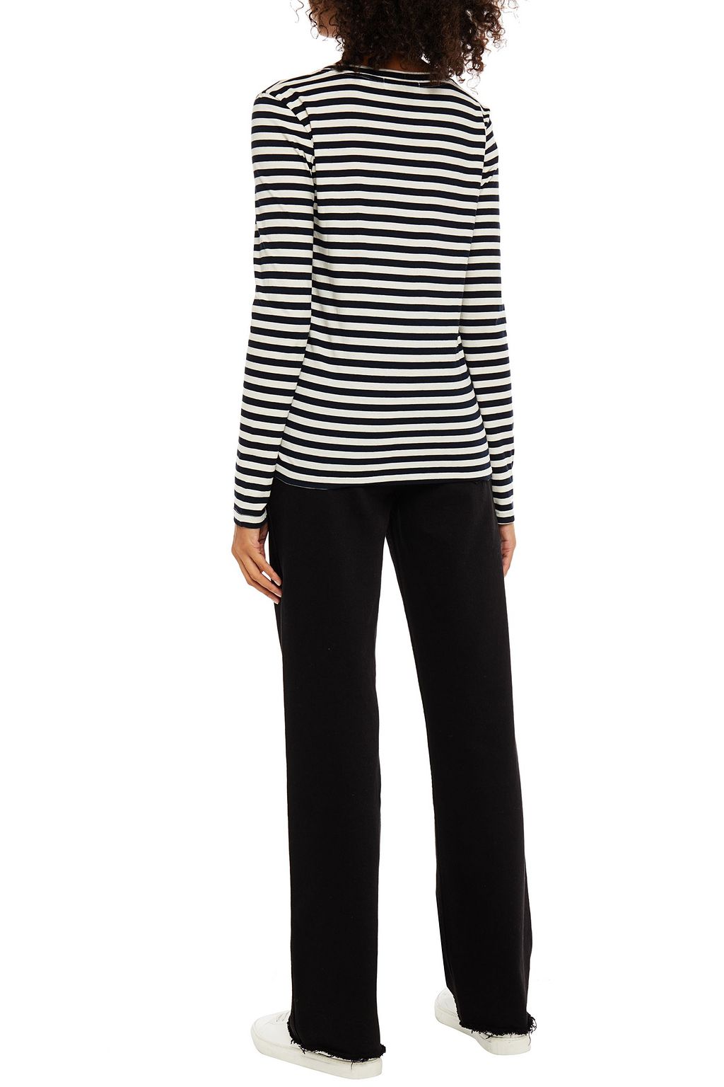 CHINTI & PARKER Printed cotton-jersey top