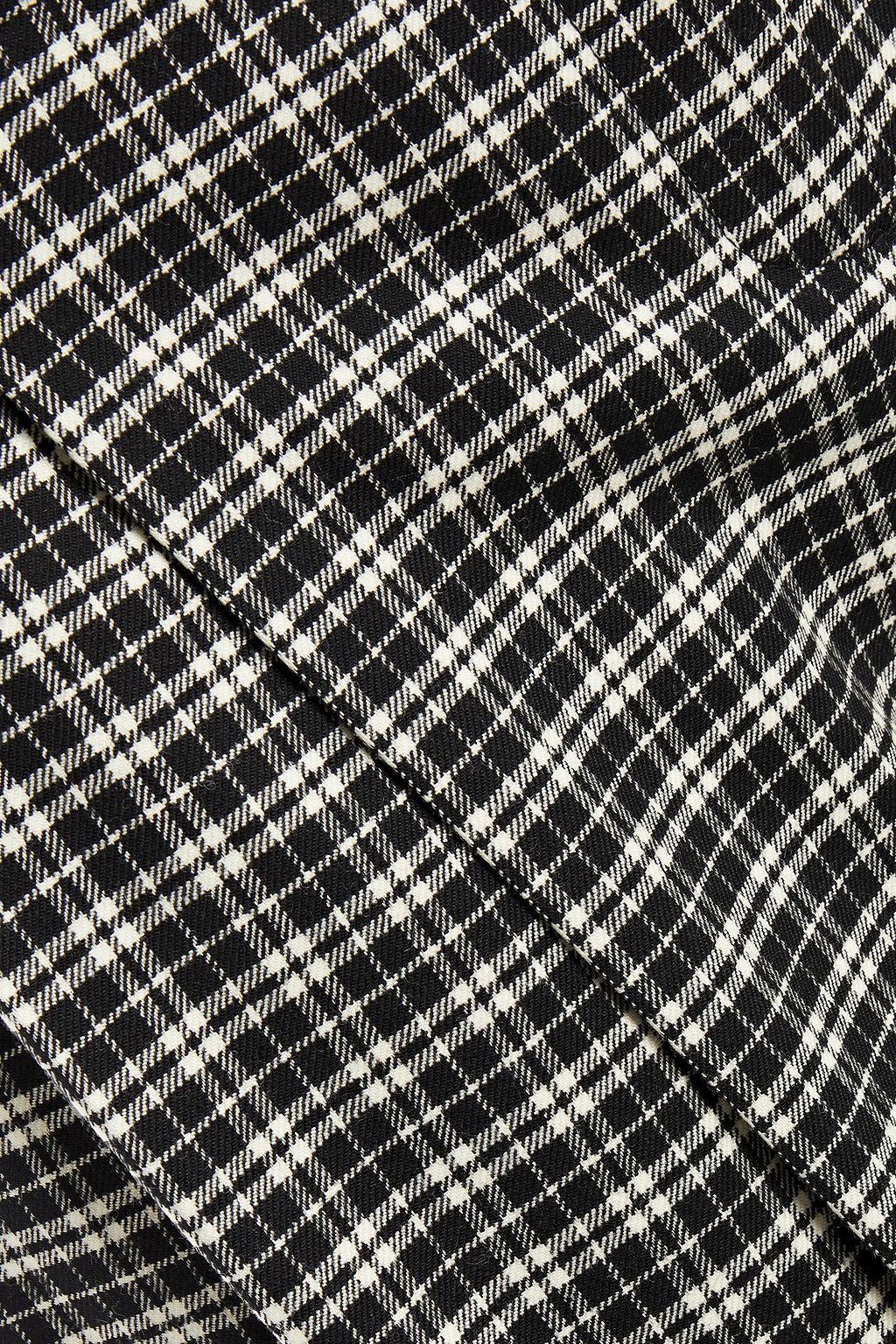 MICHAEL MICHAEL KORS Checked wool-blend culottes