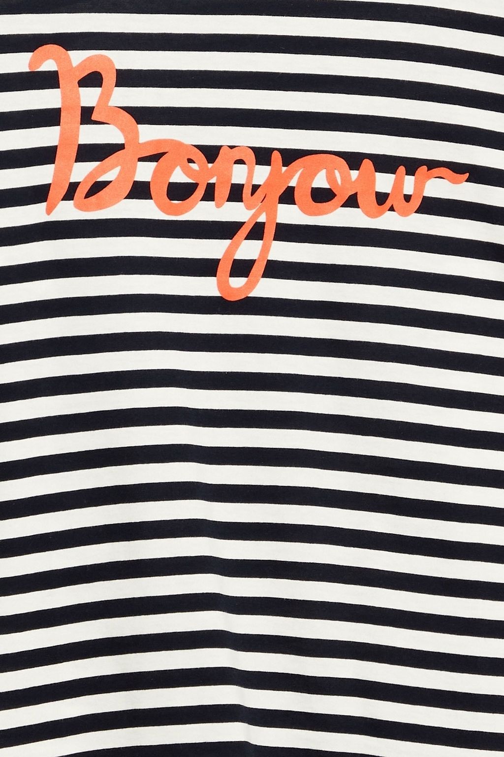CHINTI & PARKER Printed striped cotton-jersey T-shirt