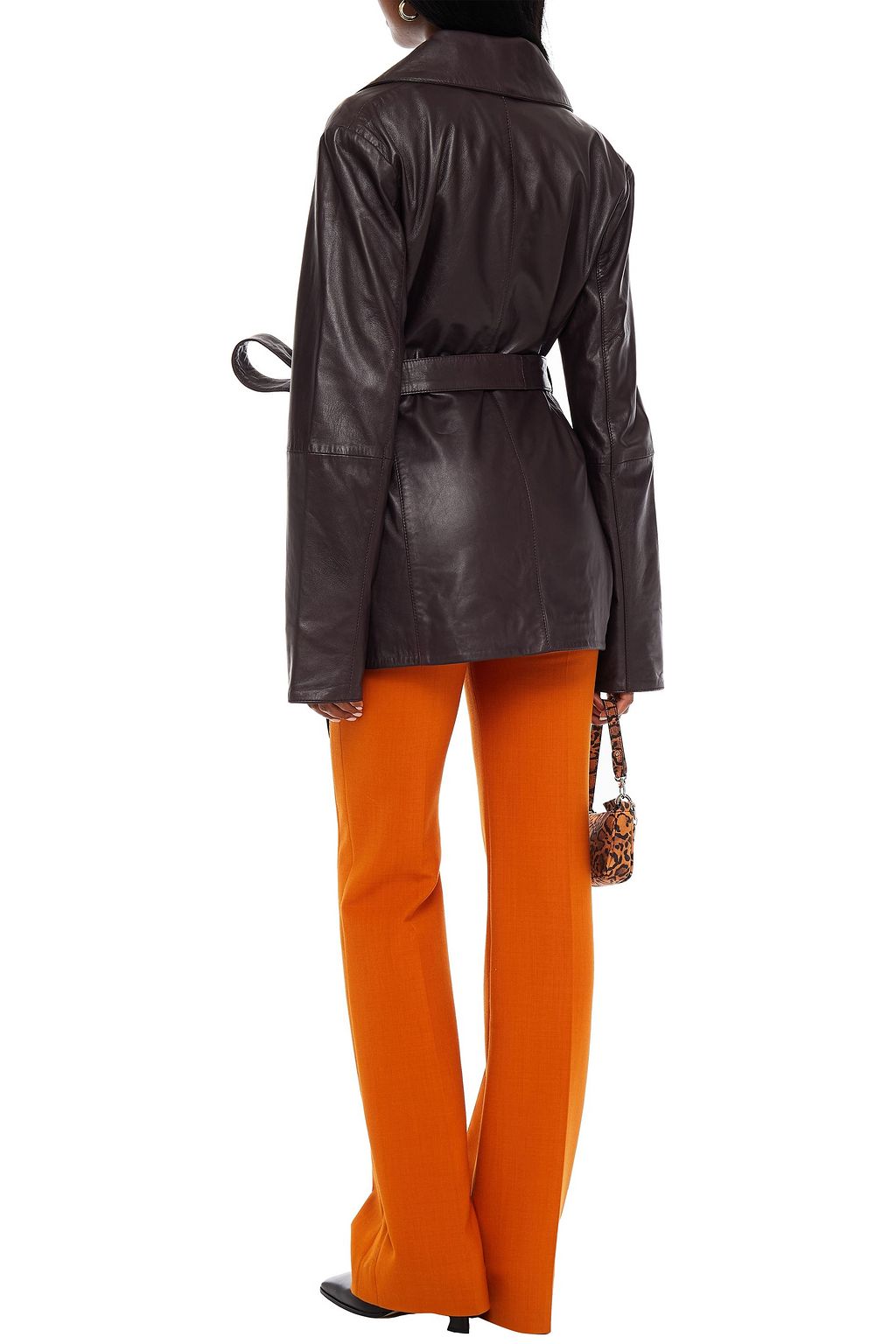 MUUBAA Belted leather blazer
