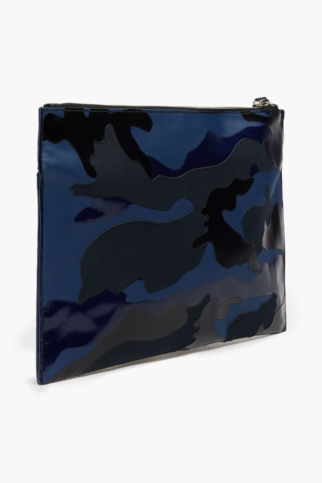 VALENTINO GARAVANI Coated twill and shell pouch