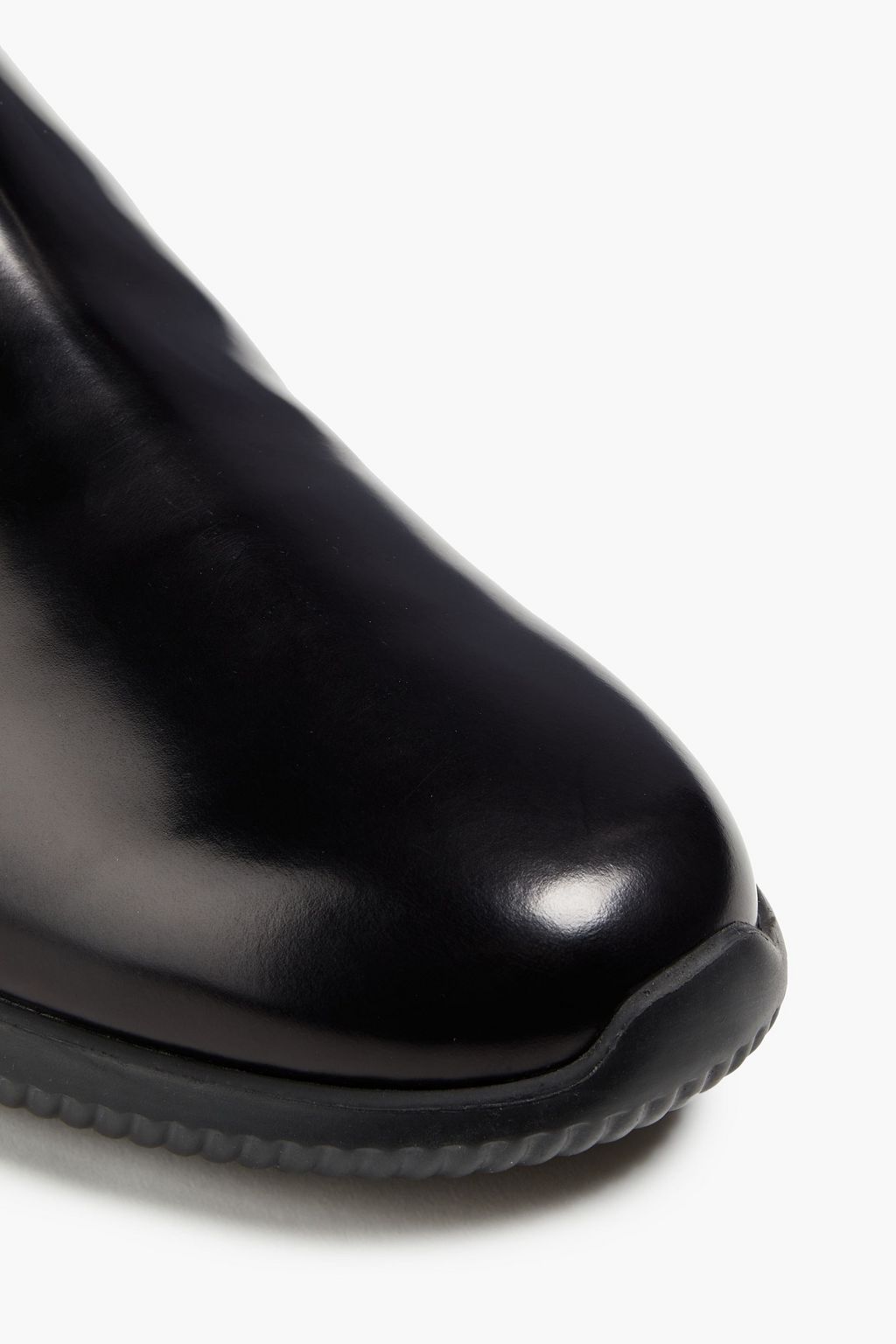 TOD'S Polished leather Chelsea boots