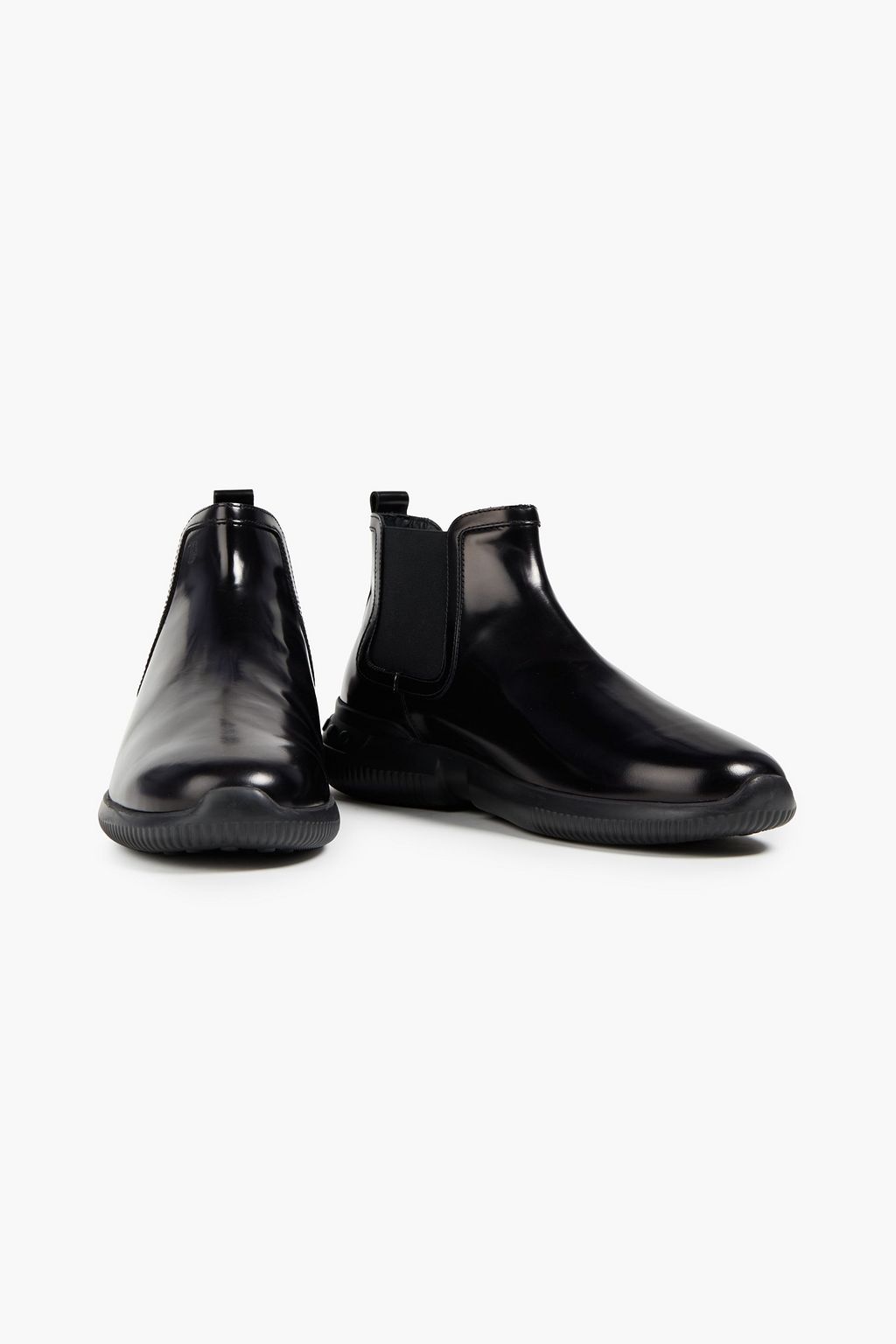 TOD'S Polished leather Chelsea boots