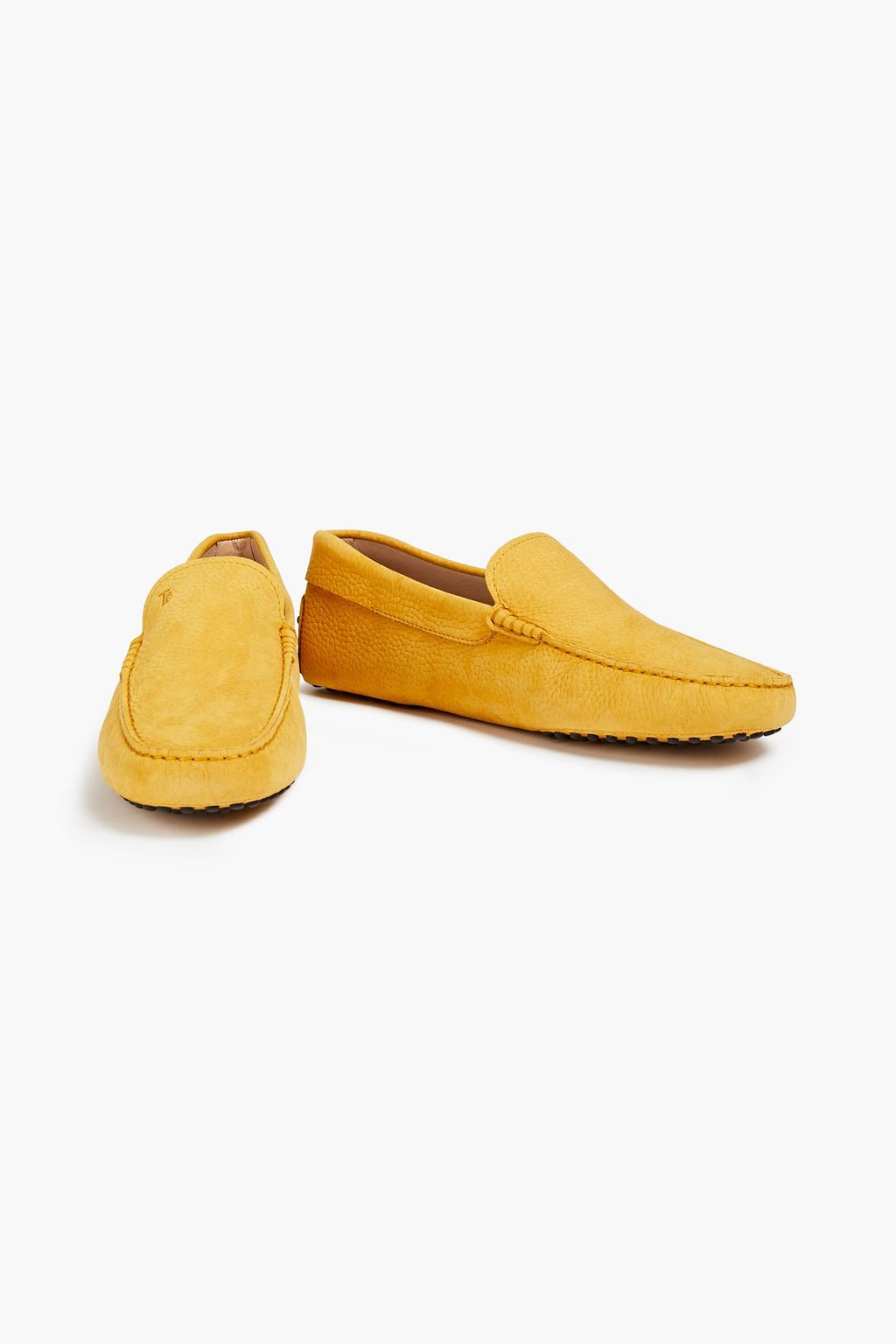 TOD'S Gommino textured-suede driving shoes